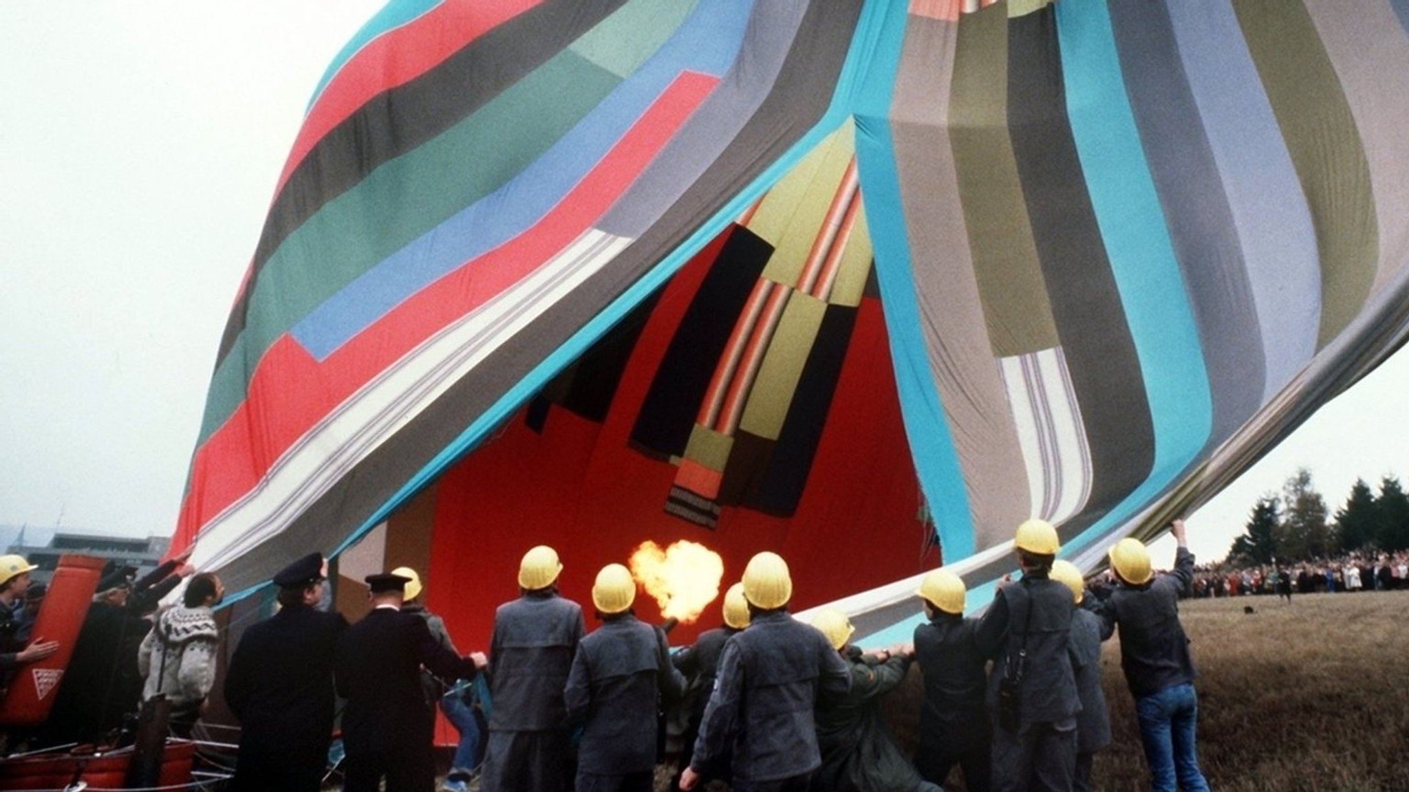 Der Ballon, mit dem zwei Familien 1979 aus der DDR flüchteten. 