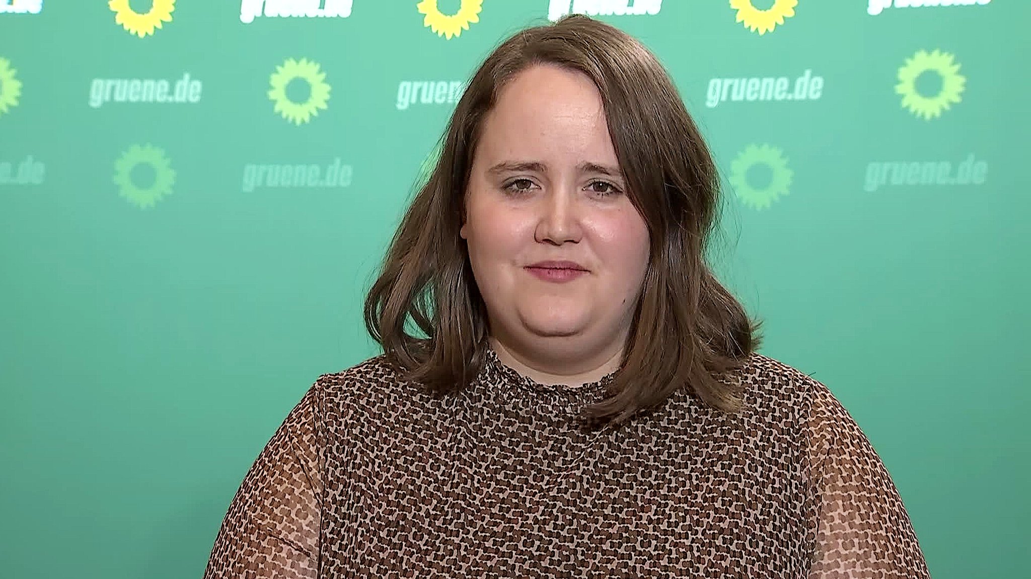 Ricarda Lang Bundesvorsitzende B'90/Grüne im Kontrovers-Interview