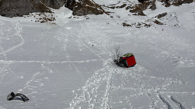 Gondel in Schweizer Skigebiet Engelberg abgestürzt | Bild: Kantonspolizei Nidwalden Gondel in Schweizer Skigebiet Engelberg abgestürzt