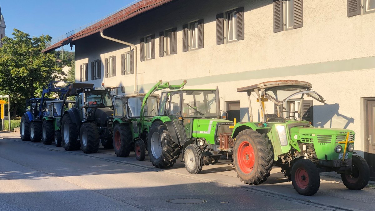 Traktoren im Landkreis Ebersberg.