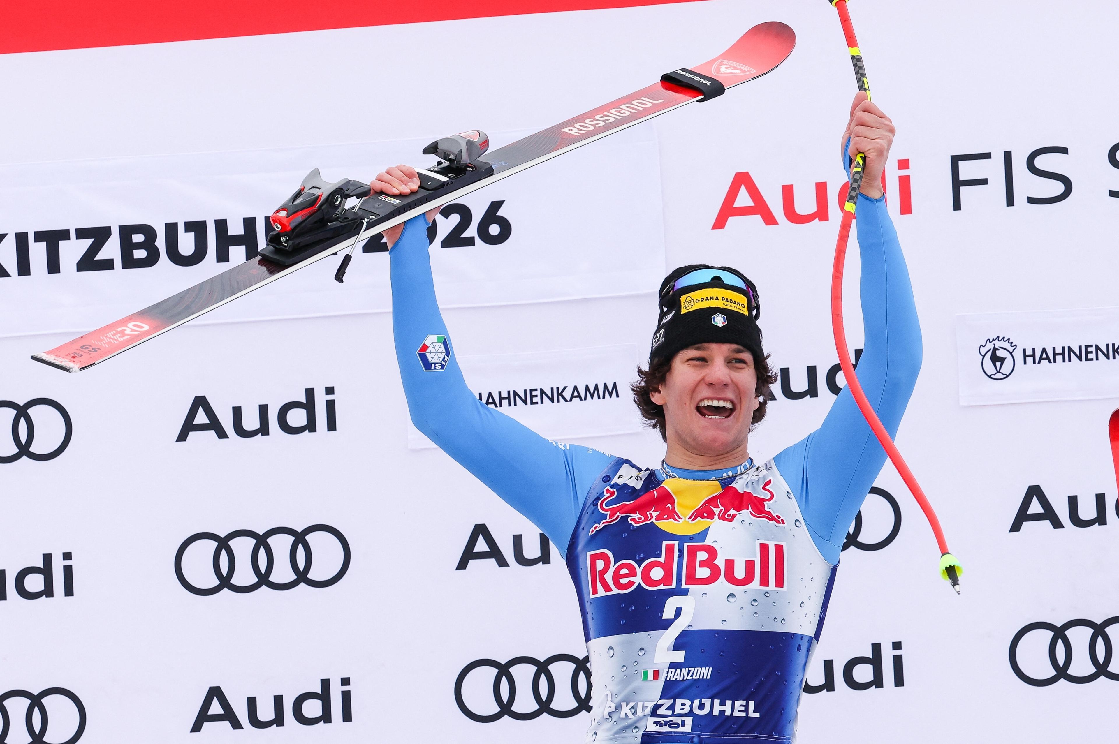 Abfahrtssieger Giovanni Franzoni