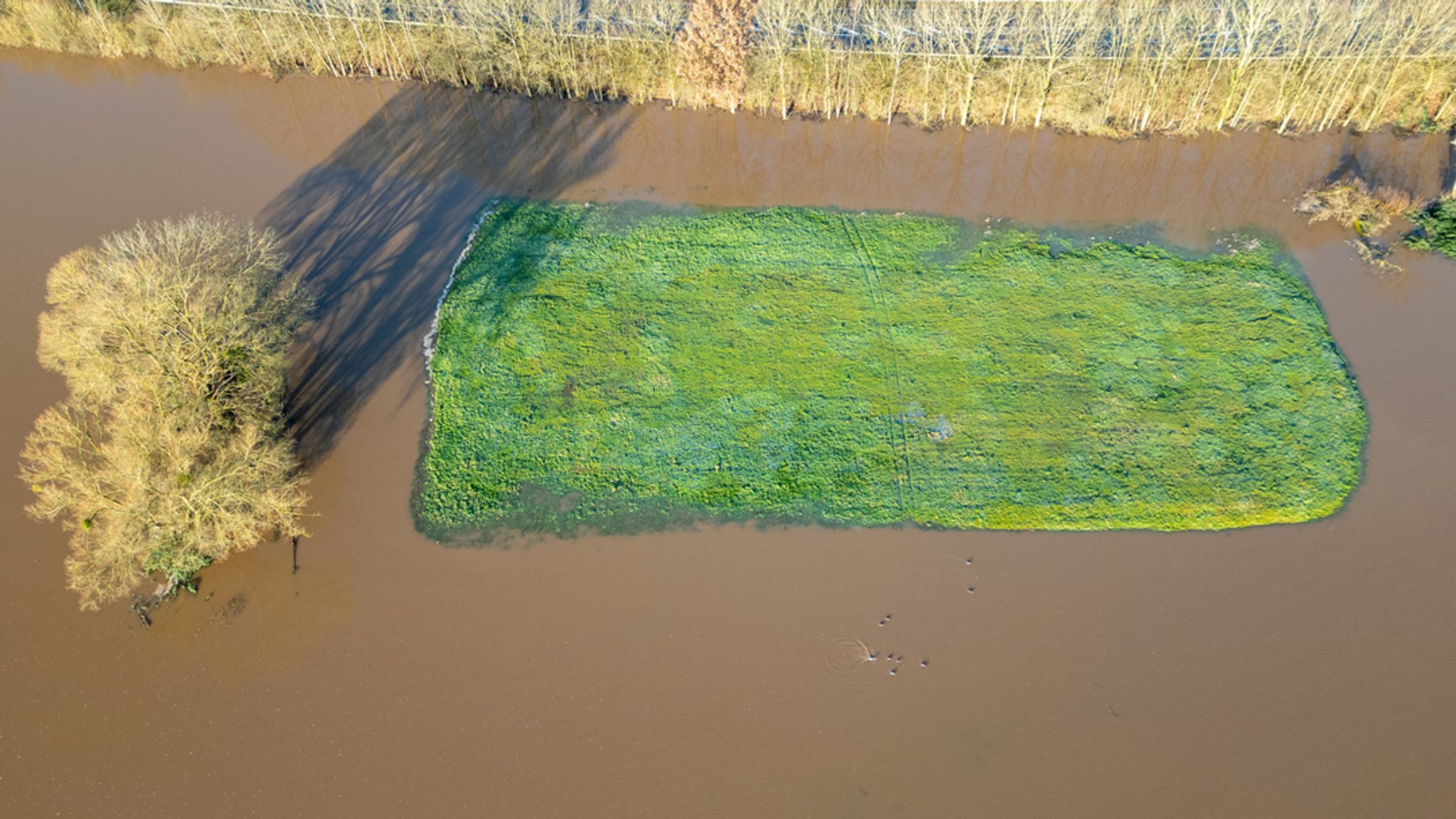 Hochwasser in Franken geht zurück