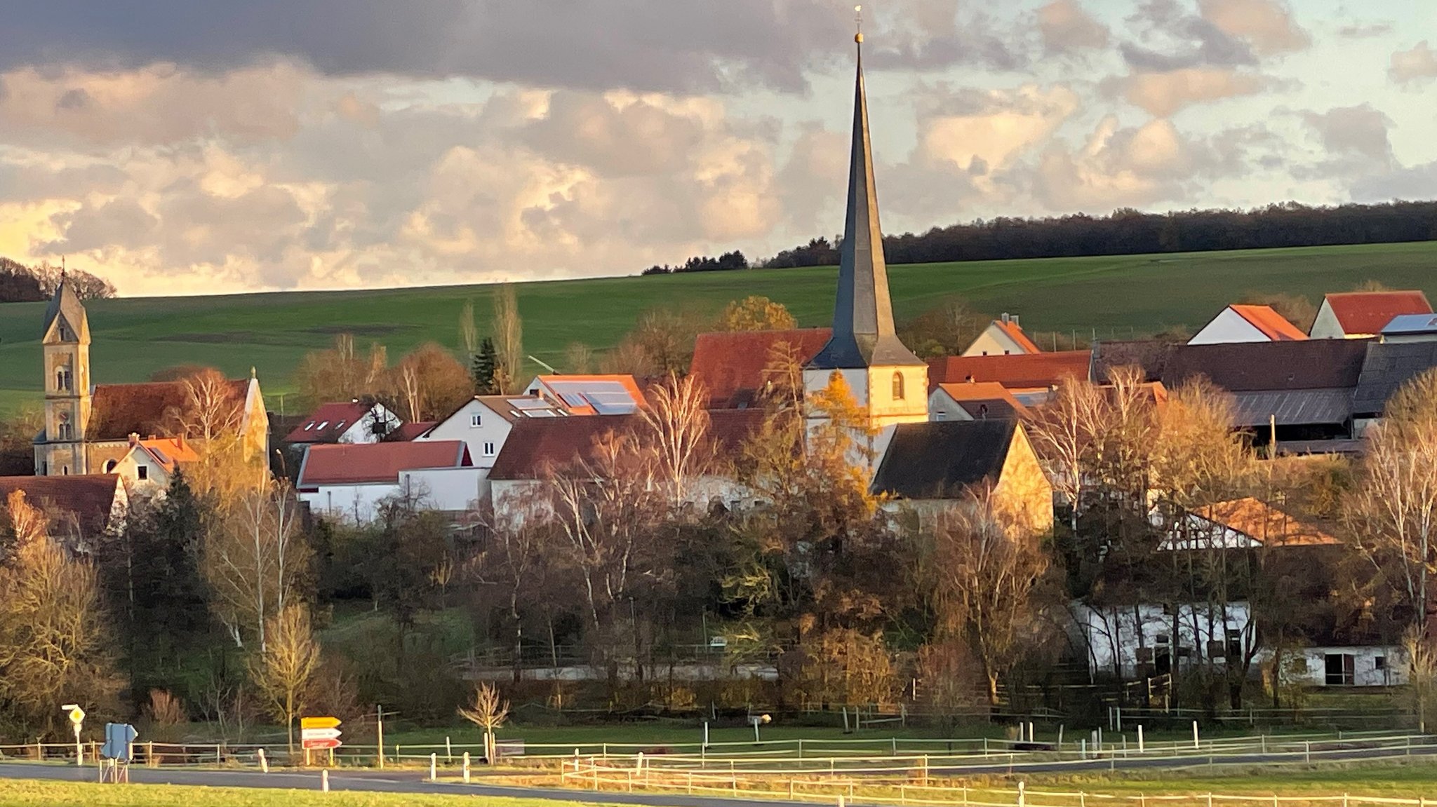 Altenmünster im Schweinfurter Oberland unweit des Ellertshäuser Sees