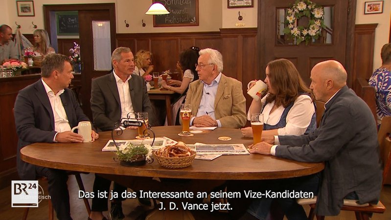 Der Sonntags-Stammtisch | Bild: Bayerischer Rundfunk 2024 Der Sonntags-Stammtisch