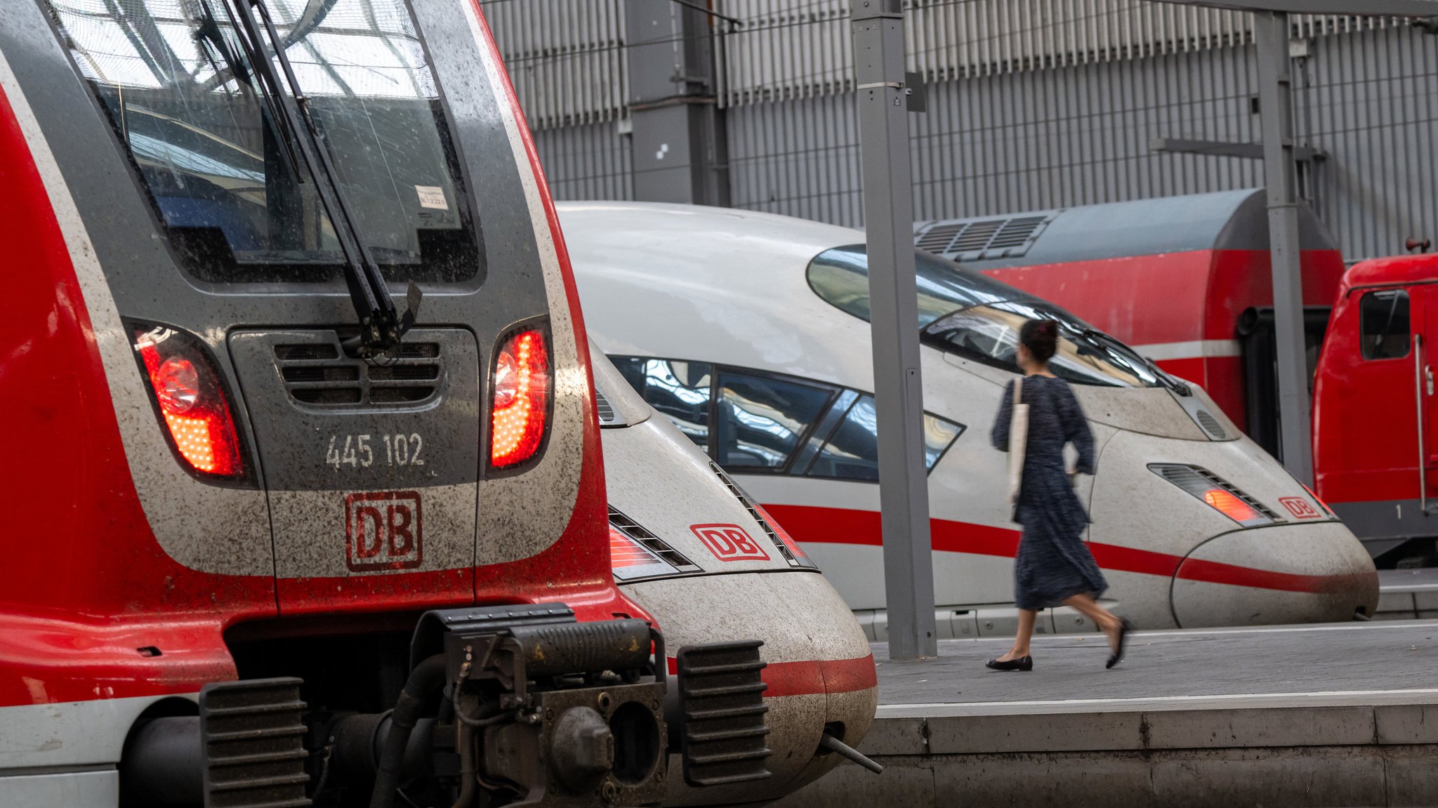 Züge am Münchner Hauptbahnhof