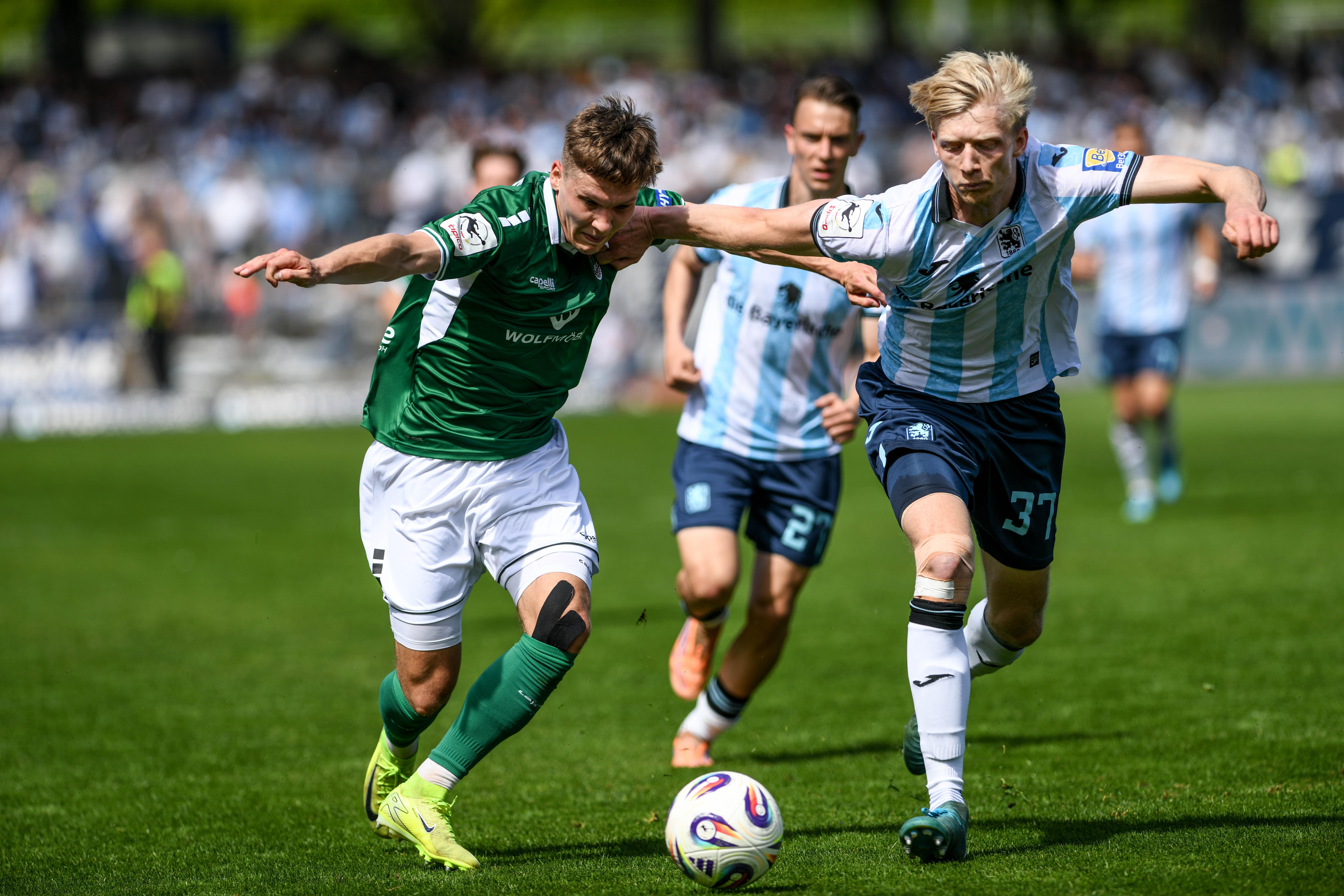 Spielszene 1. FC Schweinfurt - TSV 1860 München