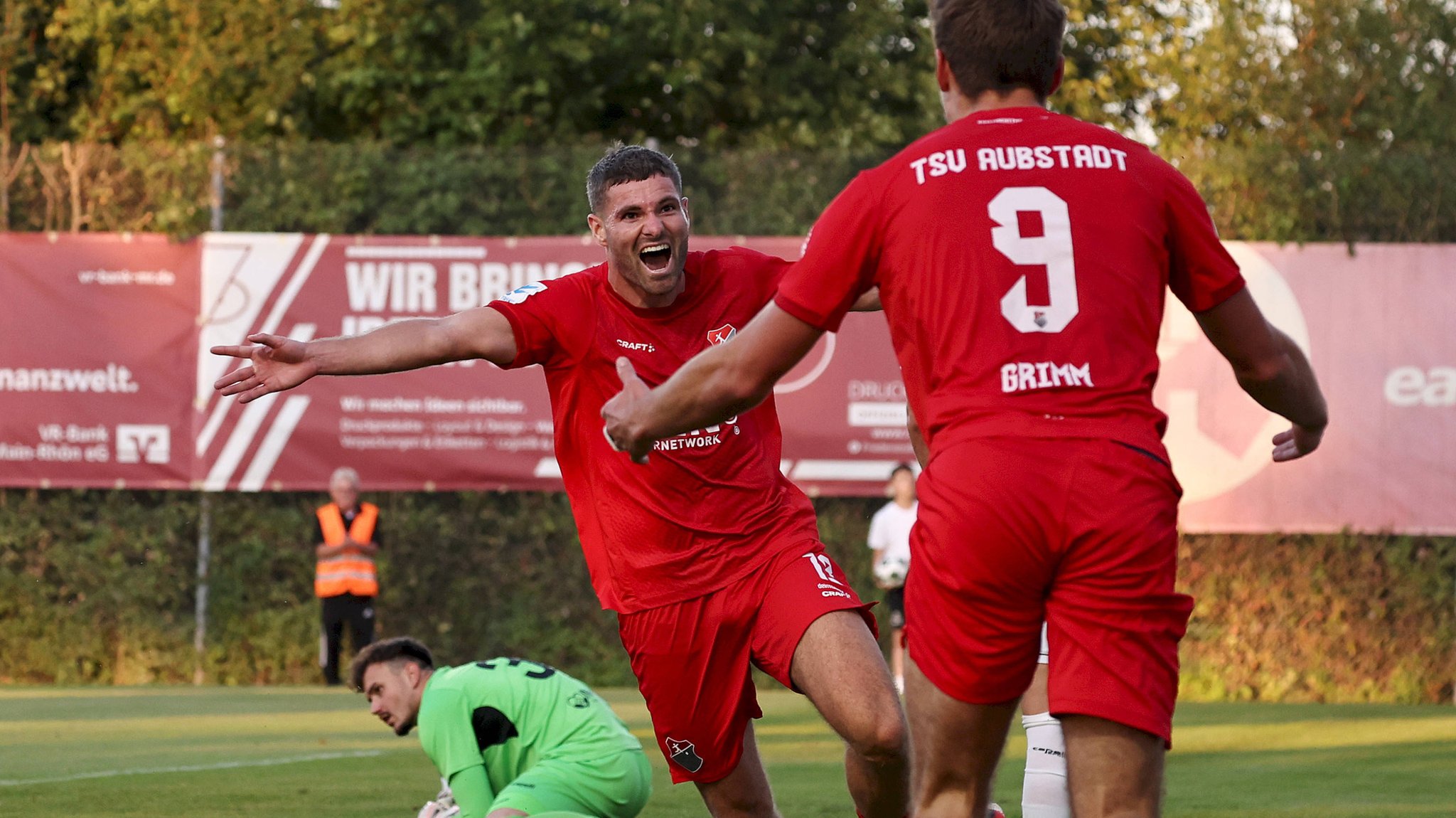 Aubstadt feiert, Schweinfurt am Boden