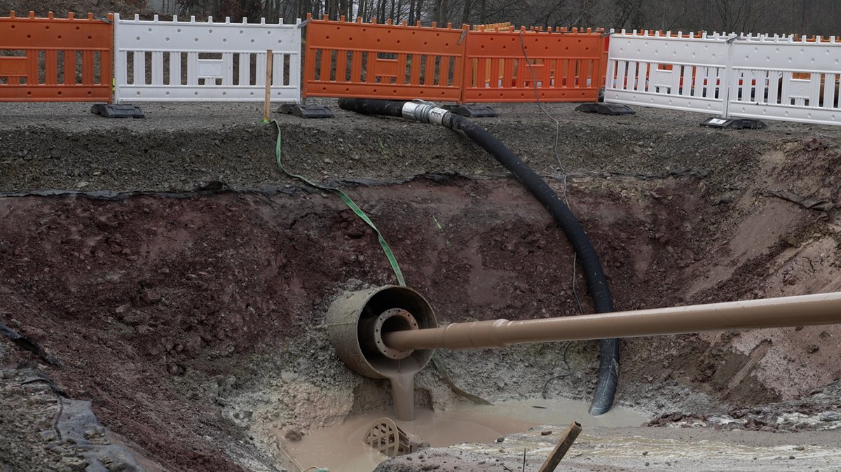 SuedLink-Stromtrasse: Spülbohrwasser bei Bohrungen ausgetreten