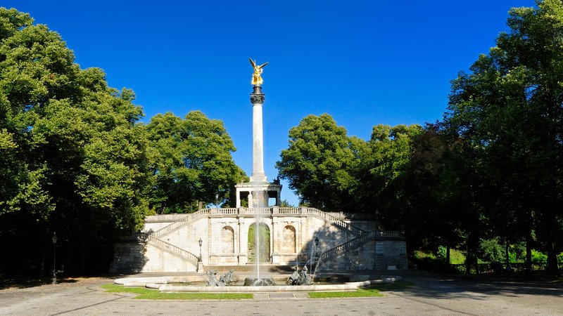 Der Friedensengel in den Maximiliananlagen in München | Bild: picture alliance / imageBROKER | Egmont Strigl Der Friedensengel in den Maximiliananlagen in München
