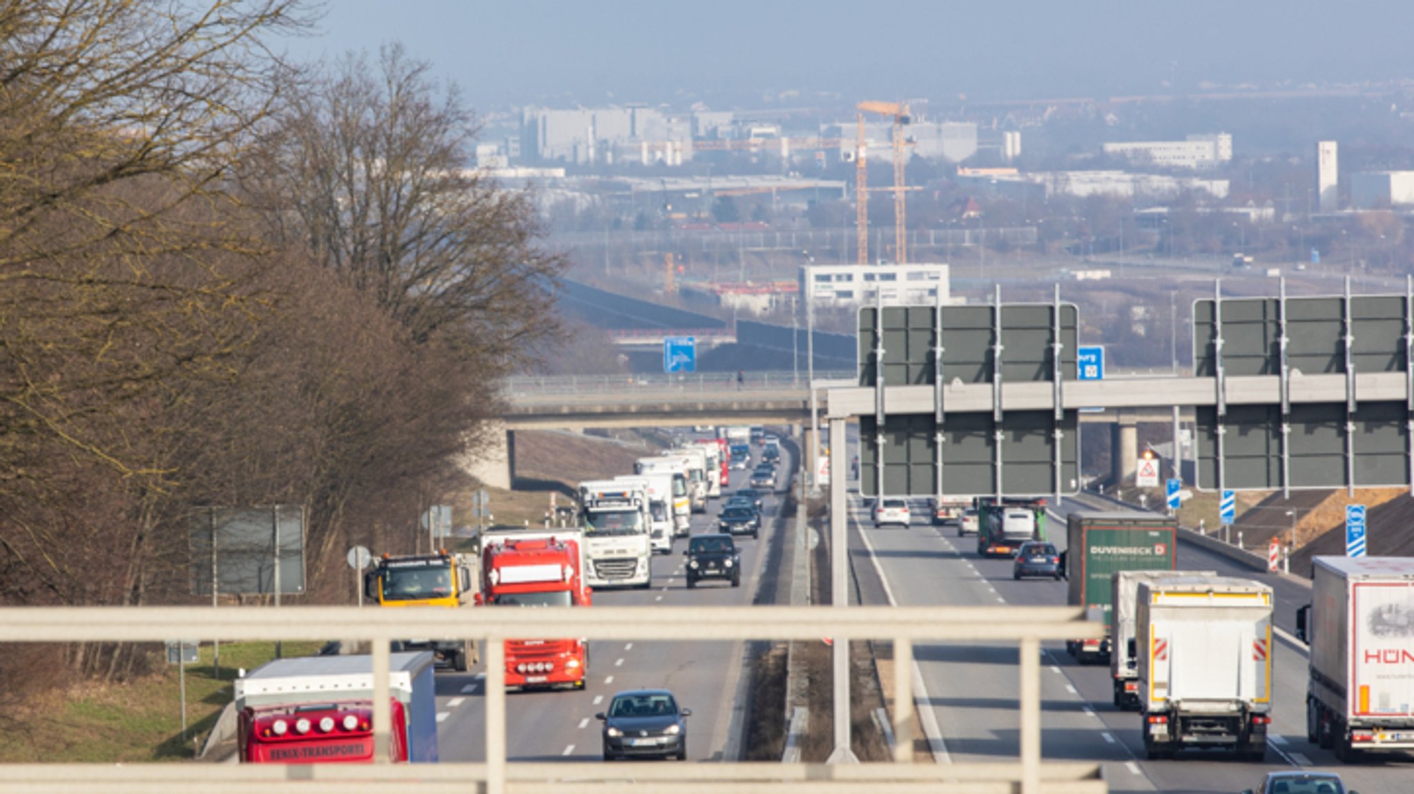 Die A3 bei Regensburg