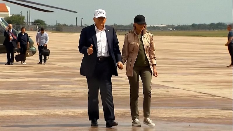 Donald Trump und First Lady Melania | Bild: BR Donald Trump und First Lady Melania