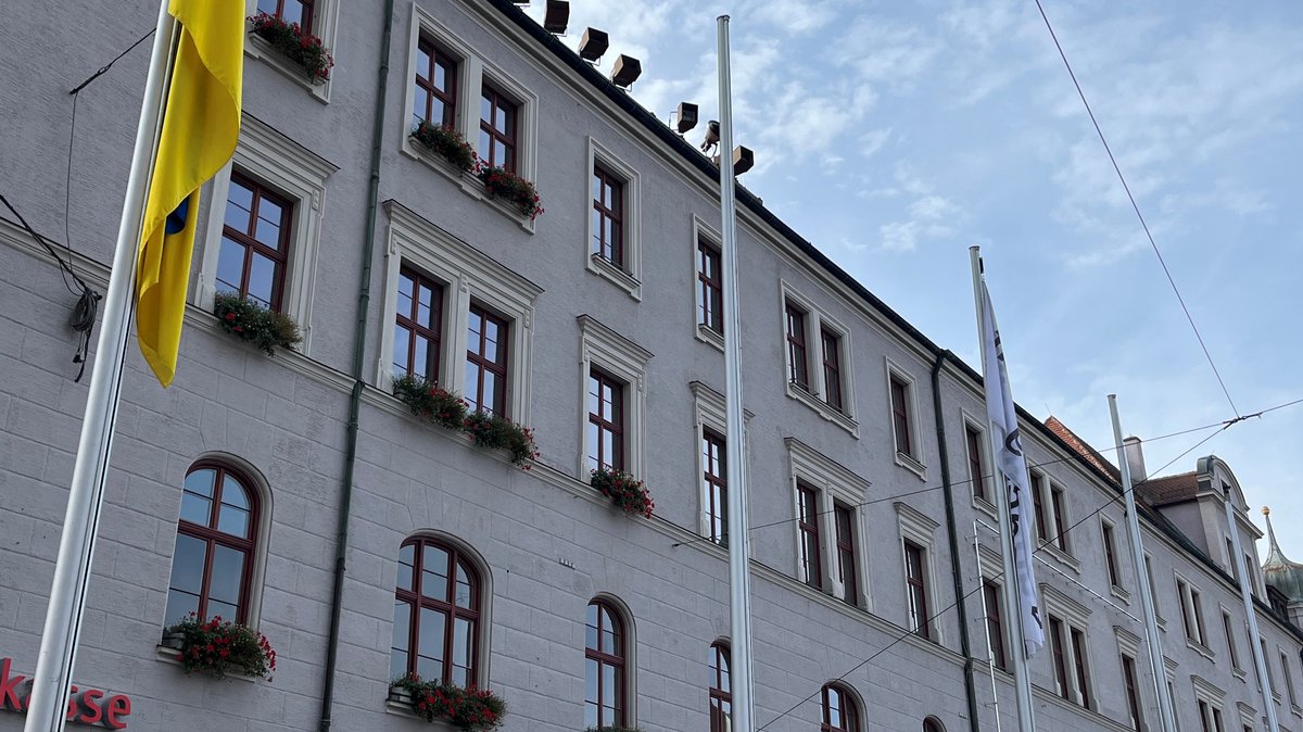 Israel-Flagge in Augsburg erneut heruntergerissen