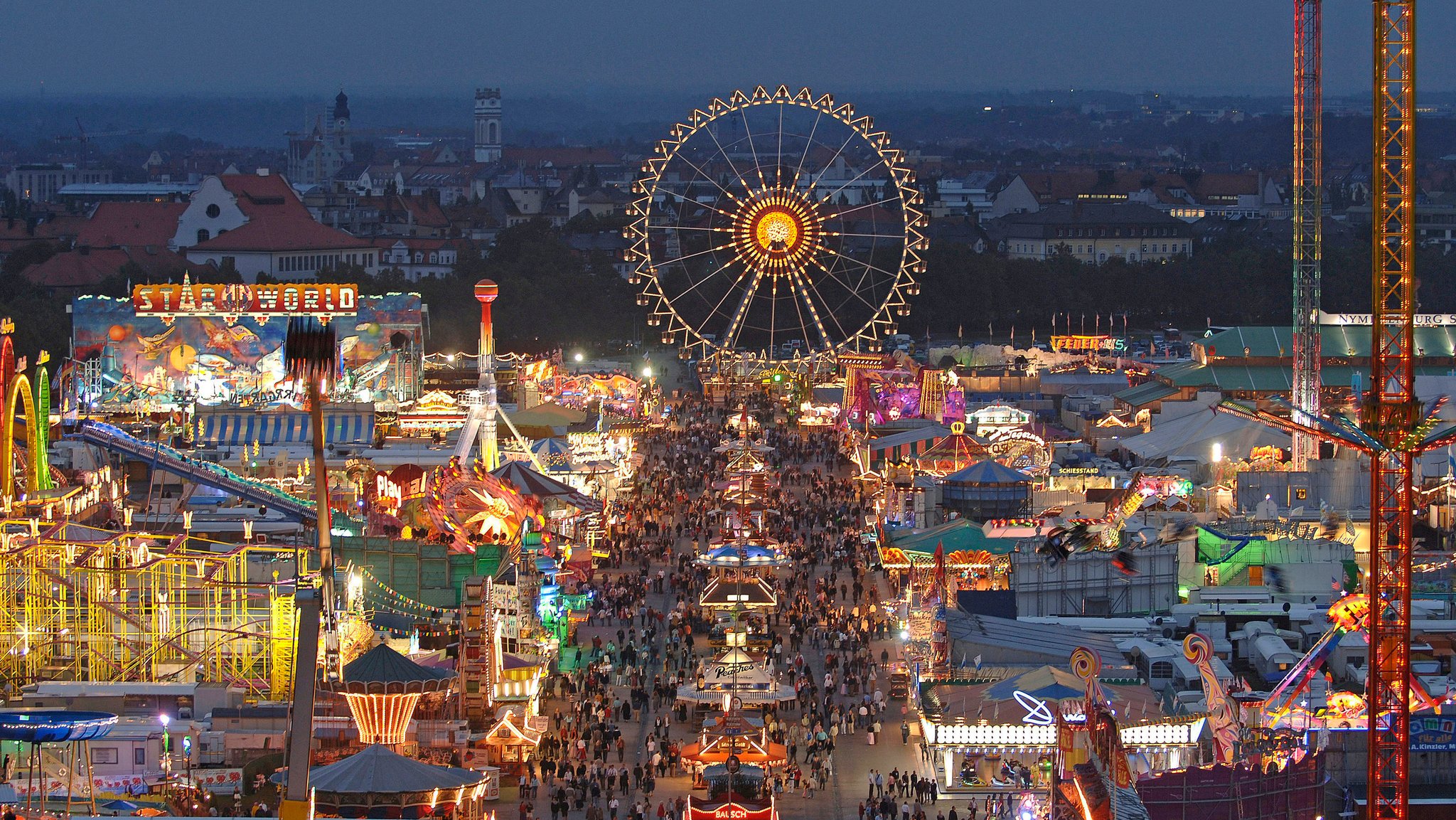 Blick auf die Wiesn von 2017 (Archivbild).