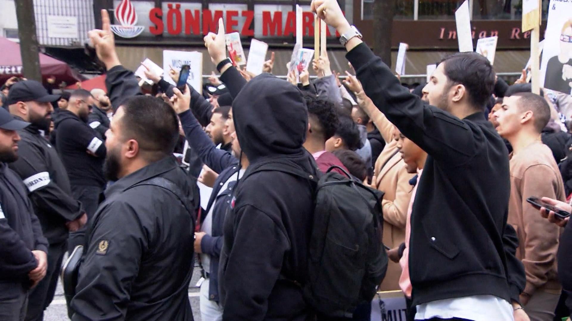 Nach einer von Islamisten organisierten Demonstration in Hamburg soll die Staatsanwaltschaft tätig werden. 