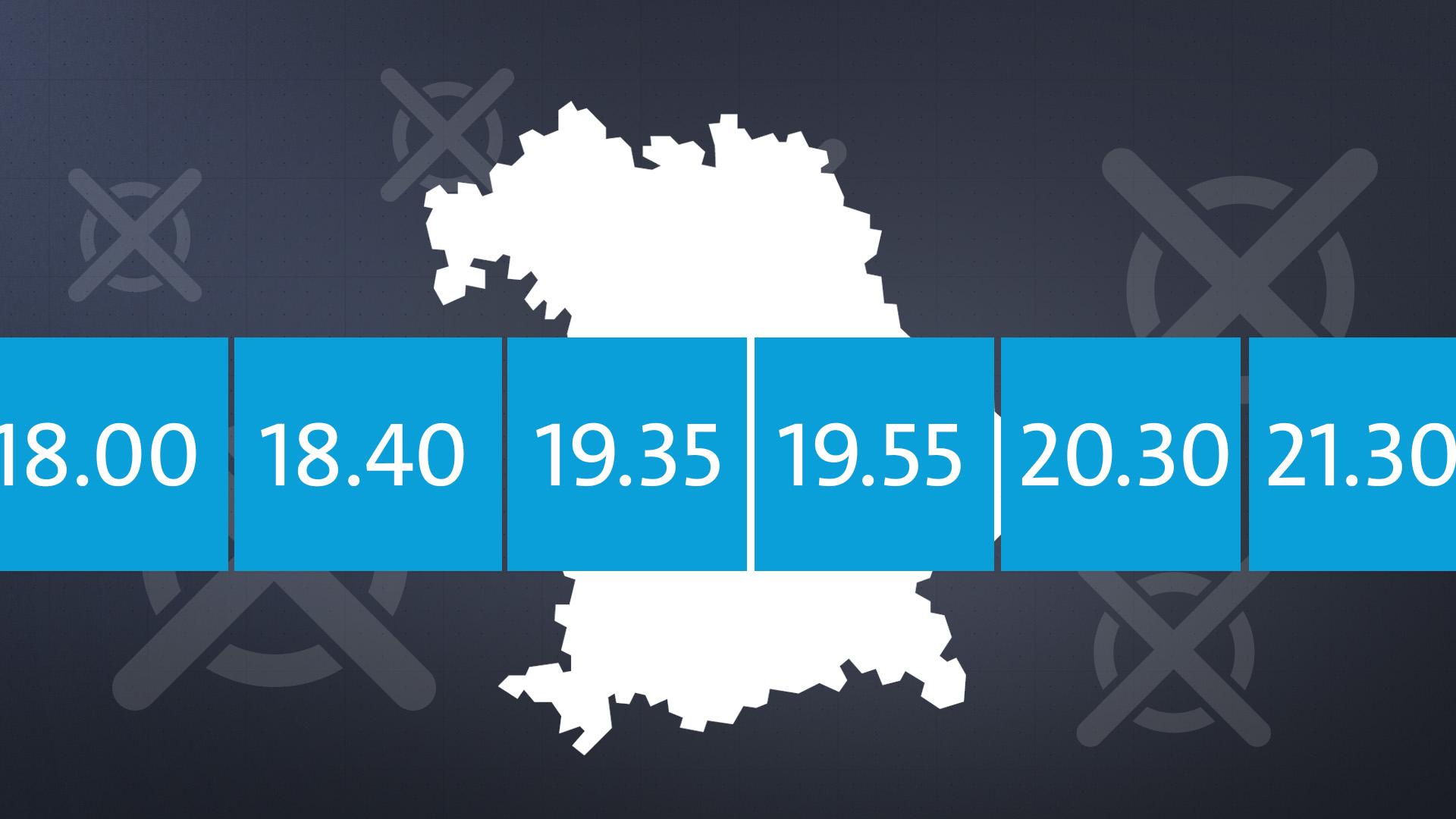 wann kommen die ersten hochrechnungen