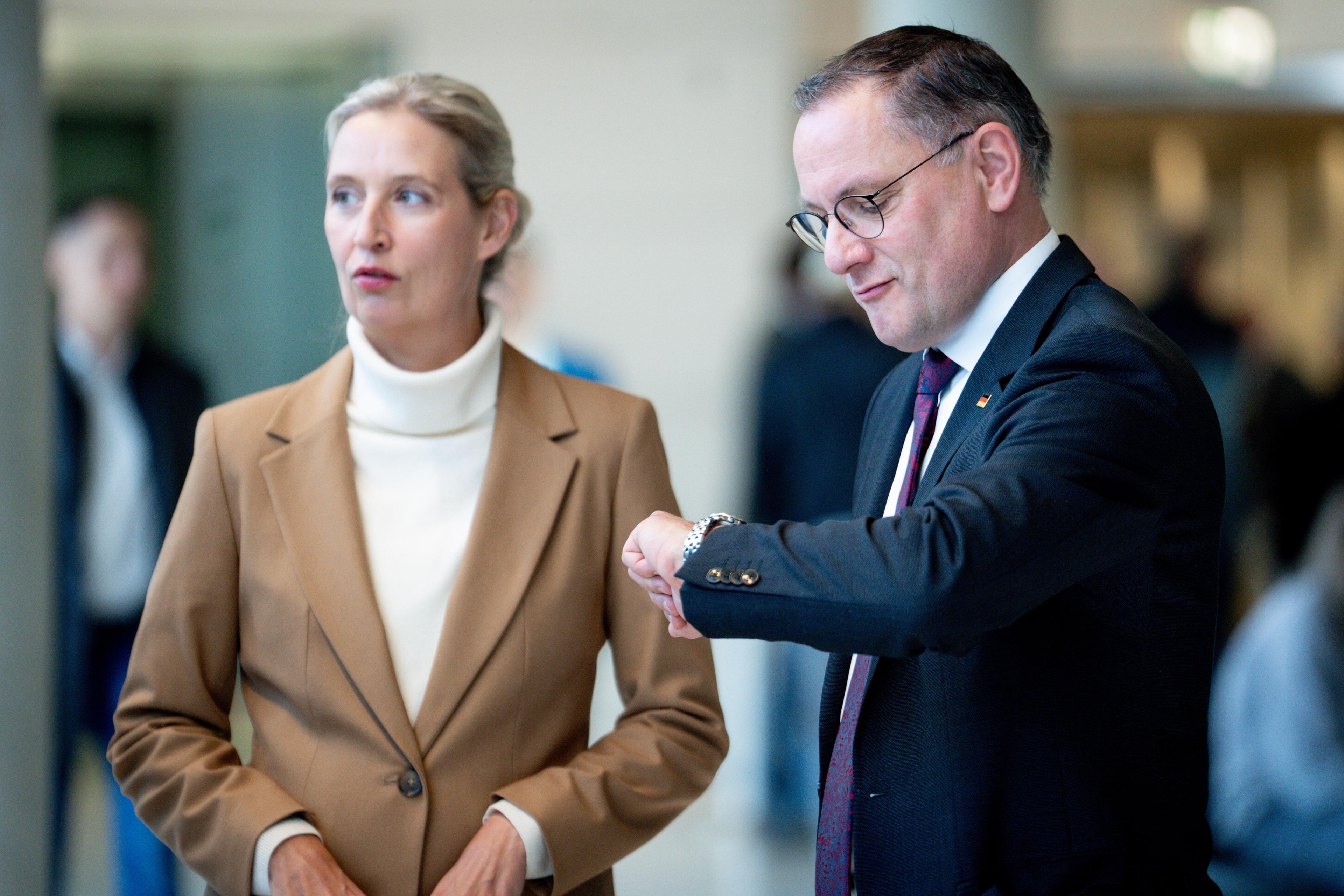 Die AfD-Vorsitzenden Alice Weidel und Tino Chrupalla