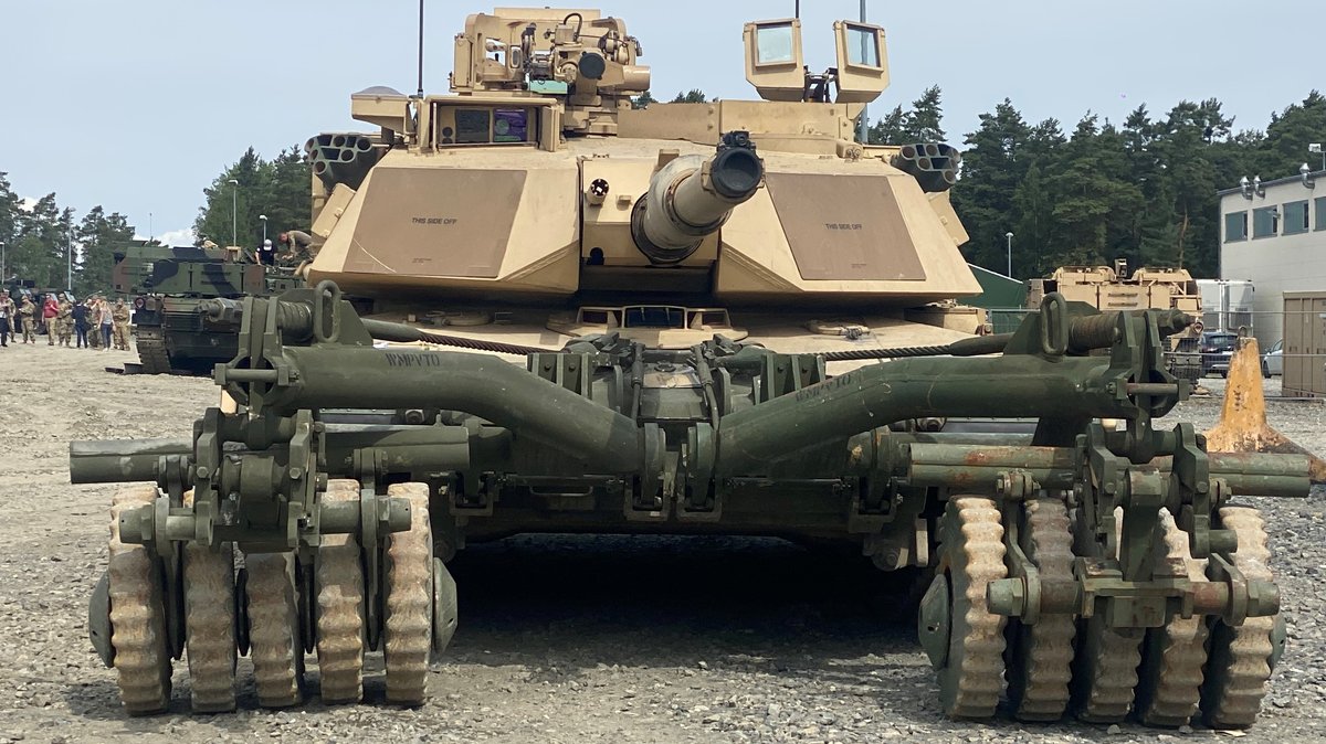 Ein Abrams-Panzer.