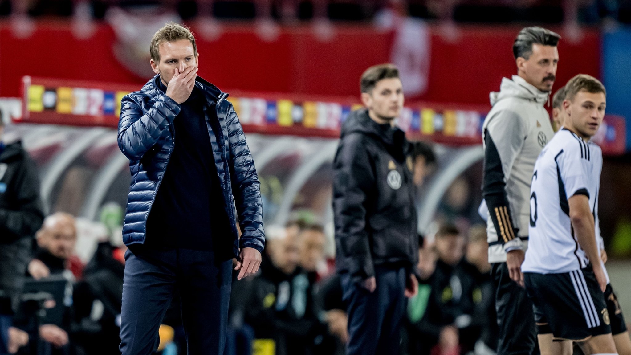 Bundestrainer Julian Nagelsmann beim Spiel Österreich - Deutschland