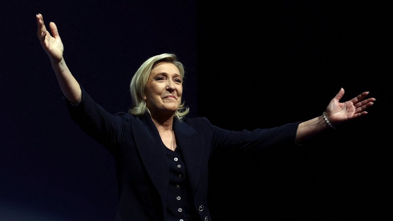 Die rechtsextreme französische Politikerin Marine Le Pen.