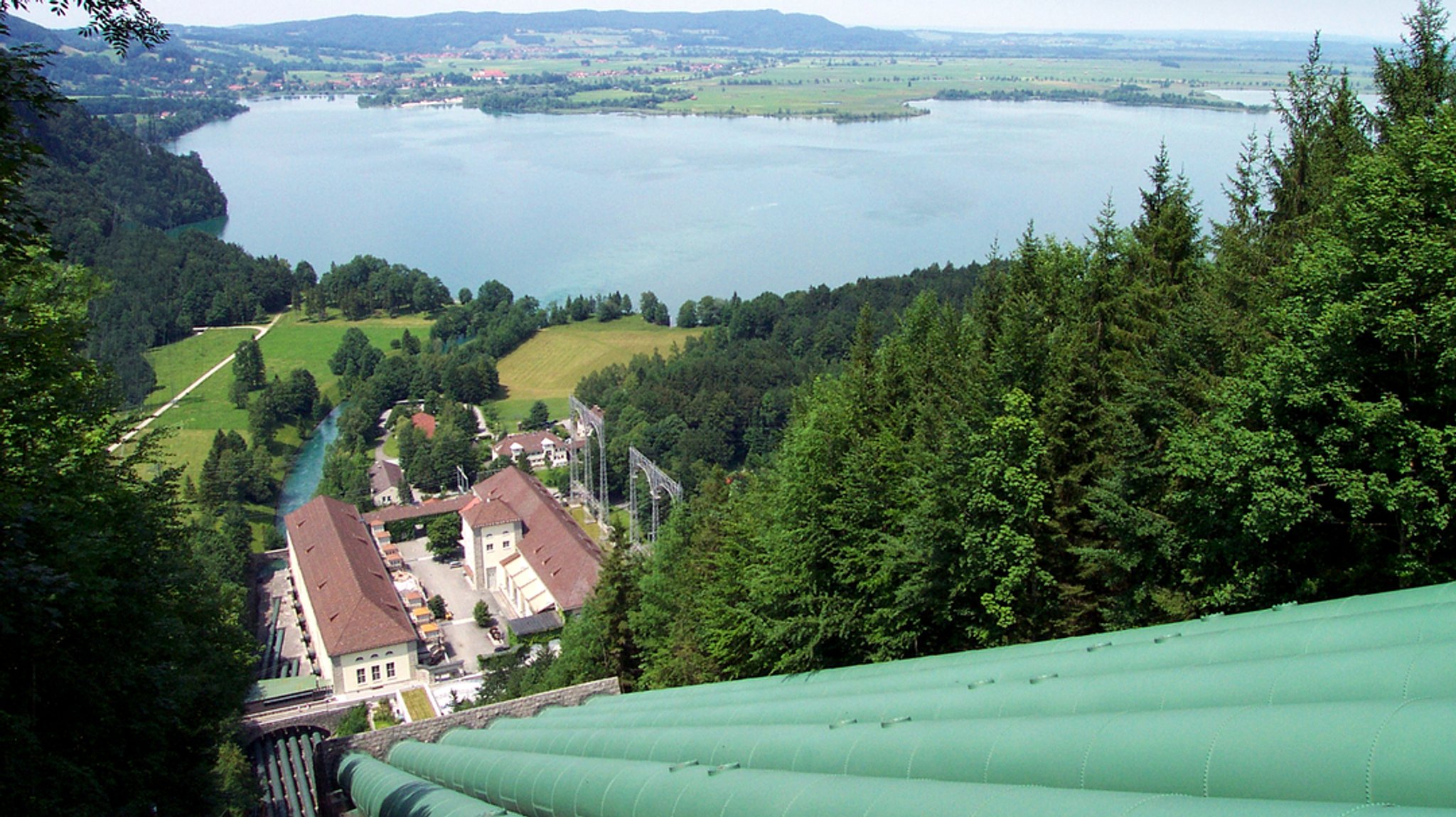 Walchenseekraftwerk am Kochelsee