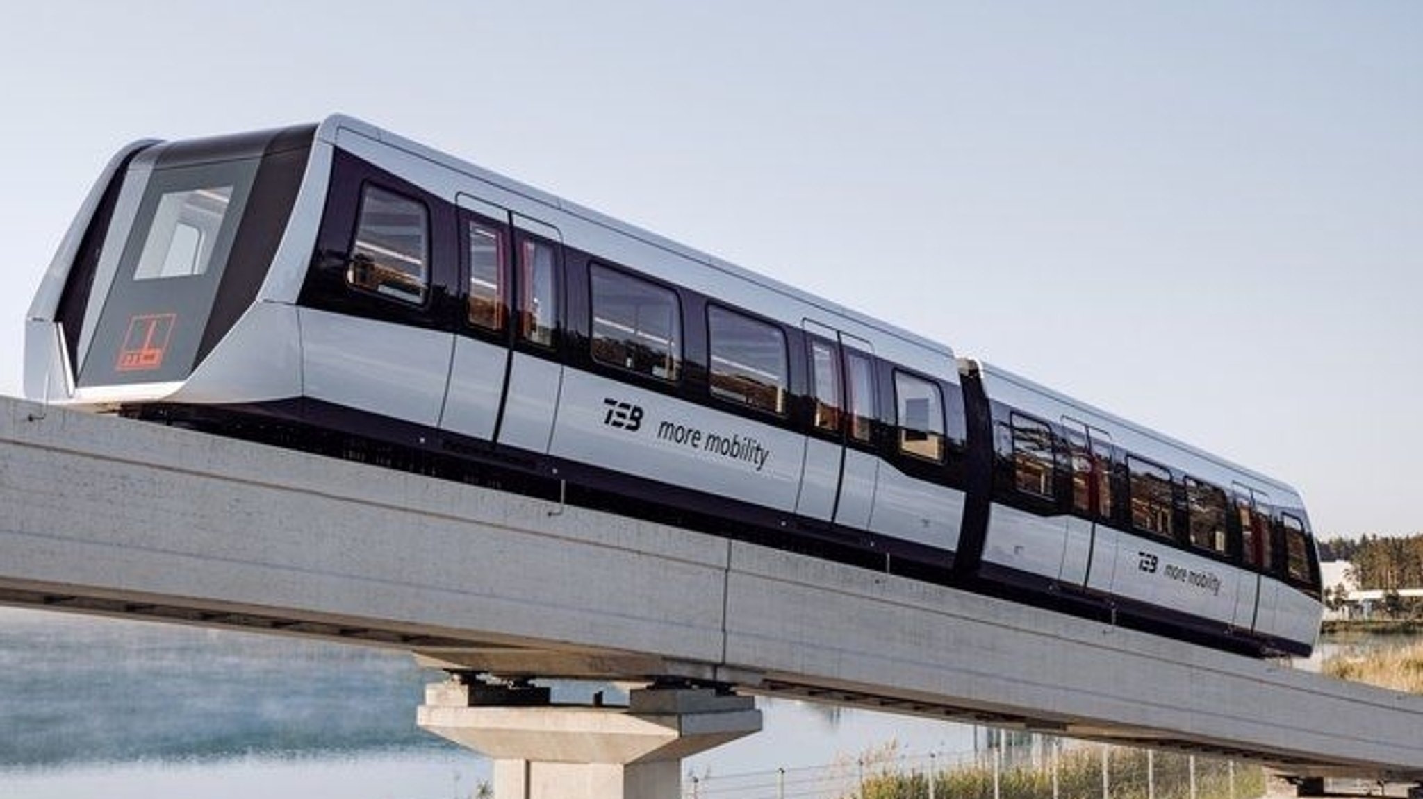 Symbolbild: Das Transport System Bögl auf der Teststrecke in Sengenthal.