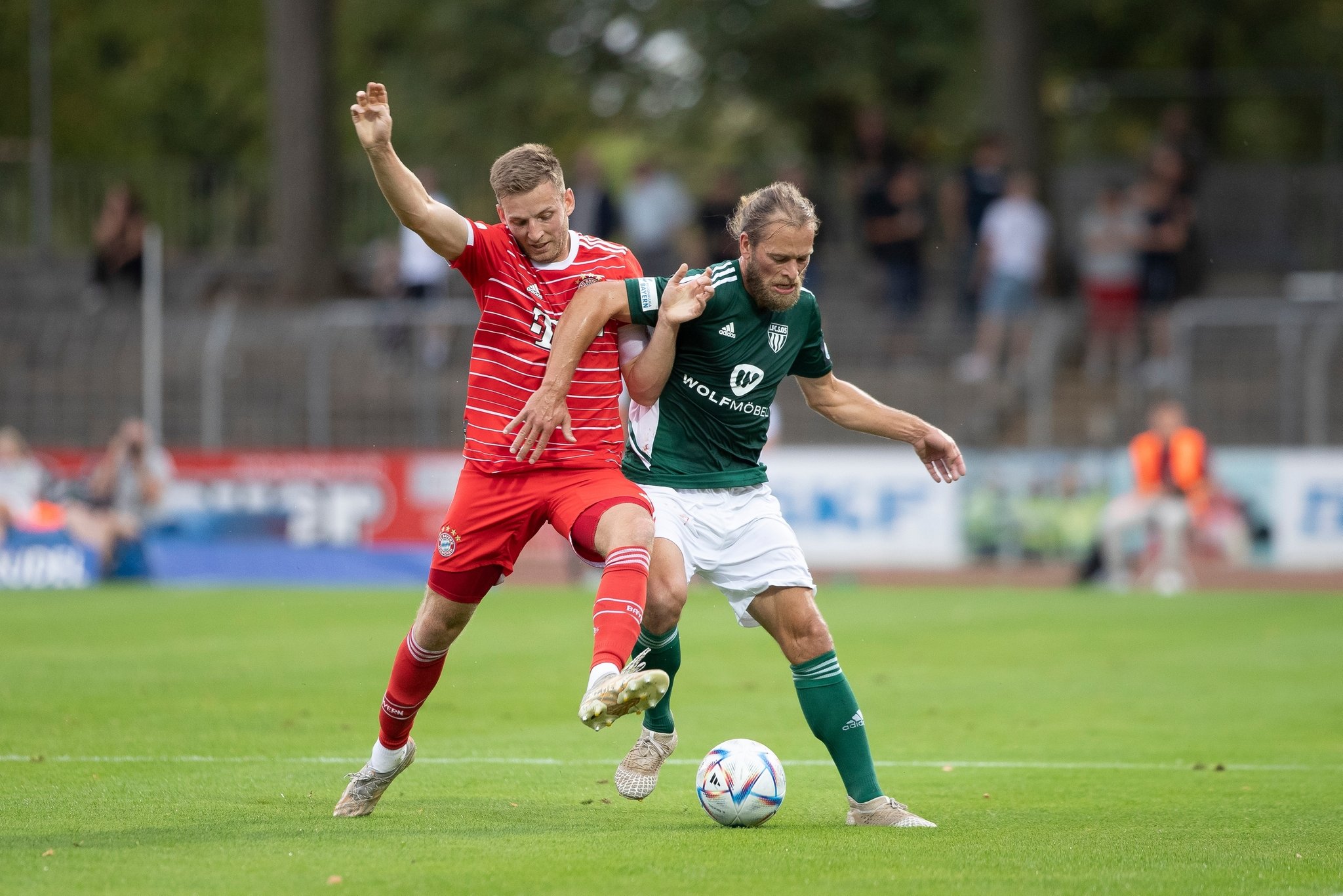 Spielszene 1. FC Schweinfurt - FC Bayern München II aus der Saison 2022/23