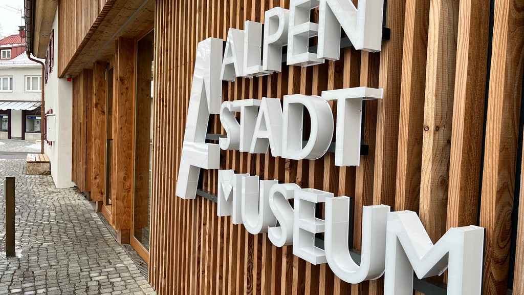 Das neue AlpenStadtMuseum in Sonthofen von außen