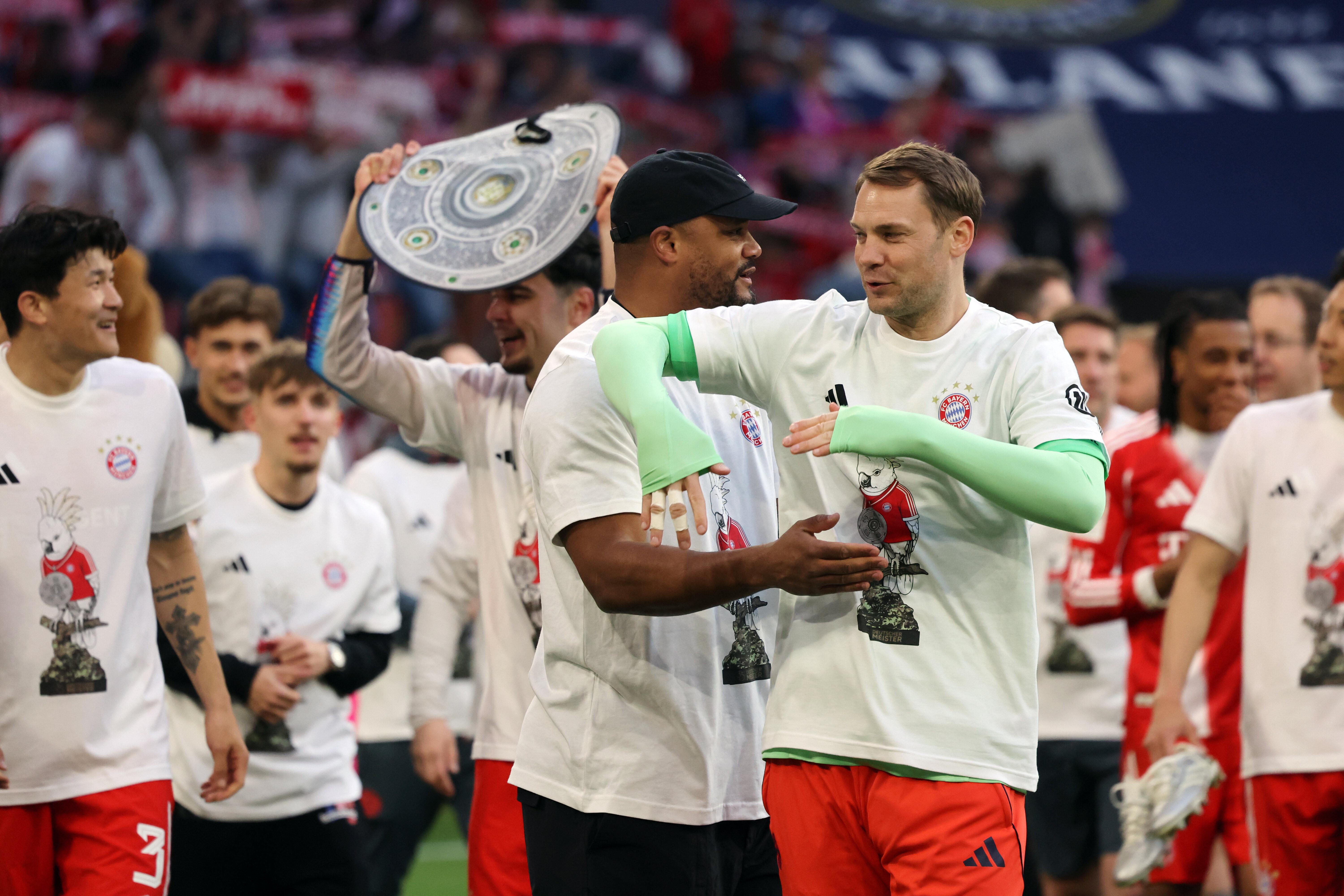 Vincent Kompany und Manuel Neuer