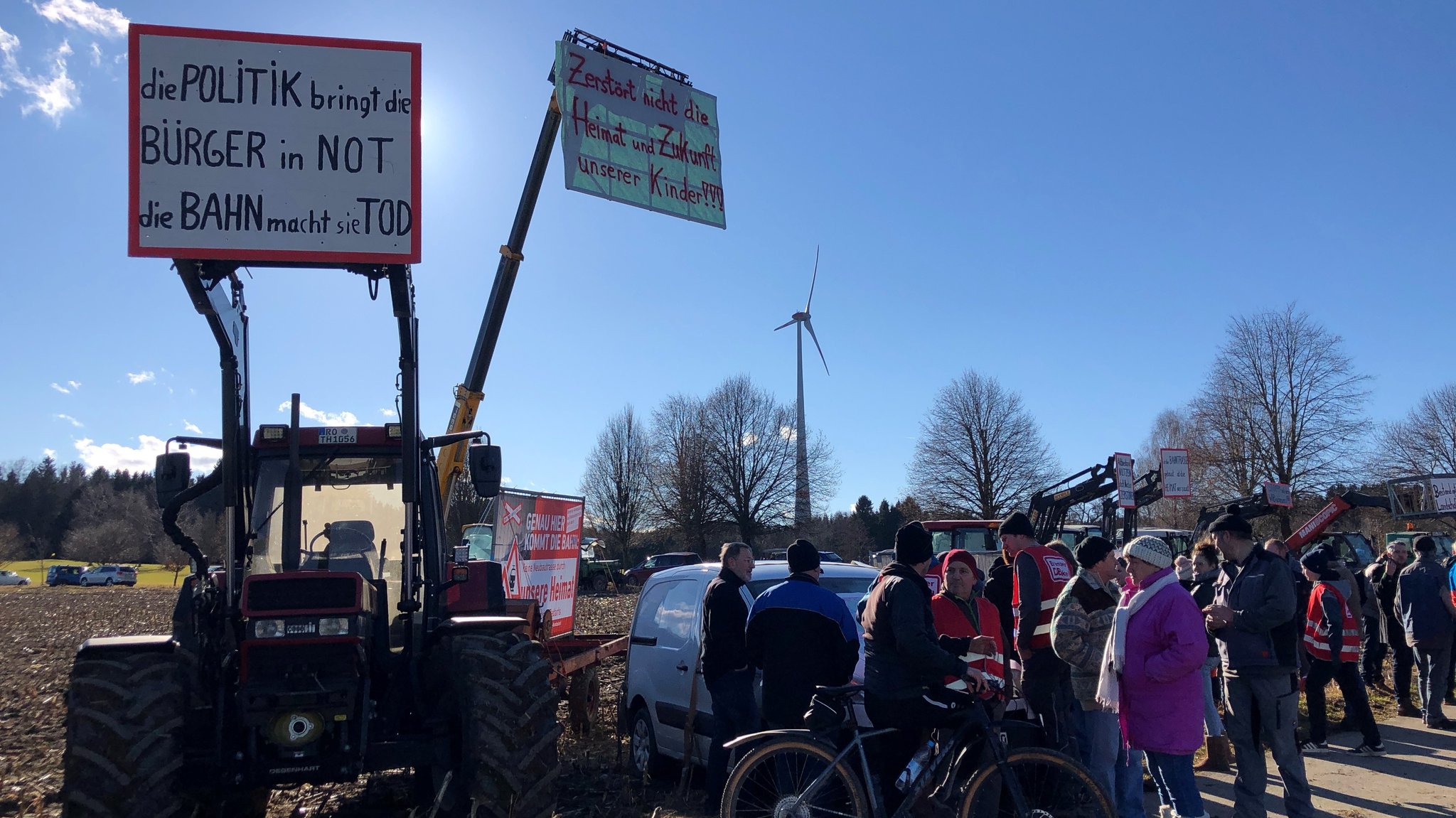 Landwirte befürchten enormen Flächenverbrauch im Landkreis Ebersberg.