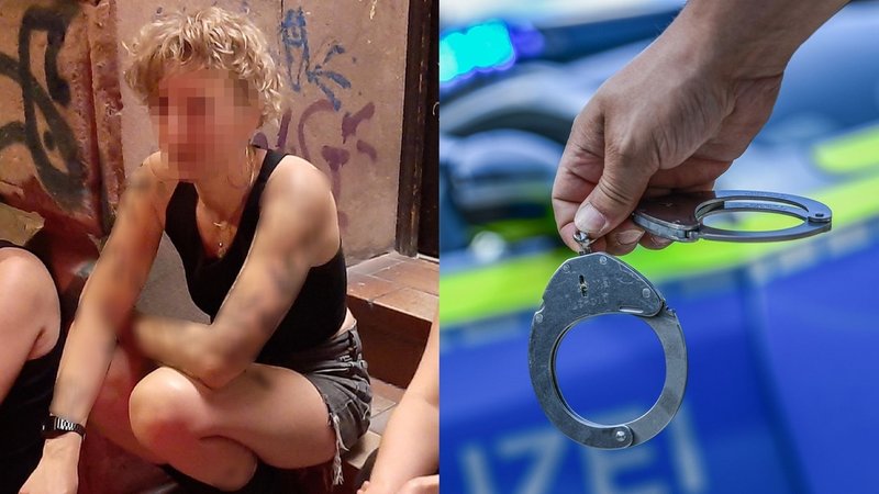 Hanna S. und Symbolbild Handschellen | Bild: privat/picture alliance / Ostalb Network | Marius Bulling Hanna S. und Symbolbild Handschellen