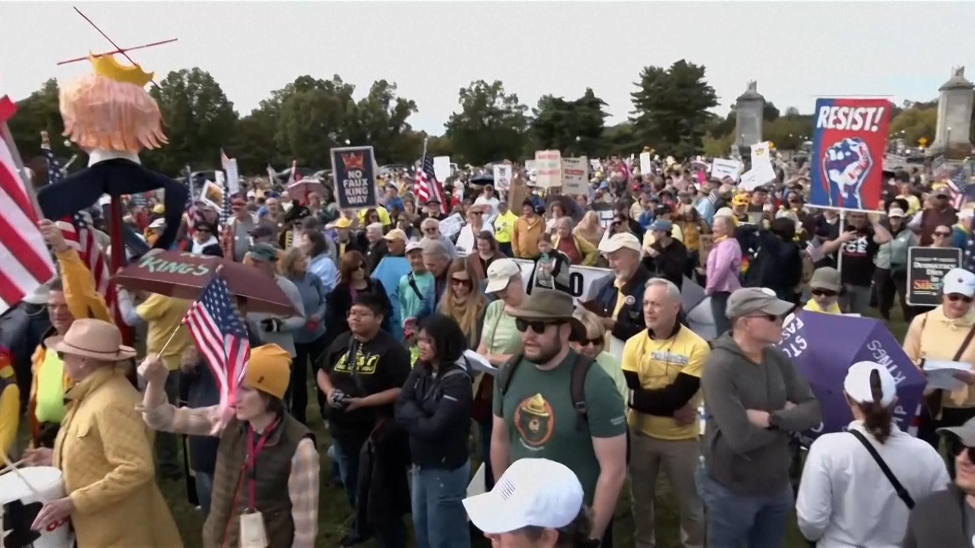 "No Kings": Millionen bei Protesten in USA gegen Trump erwartet