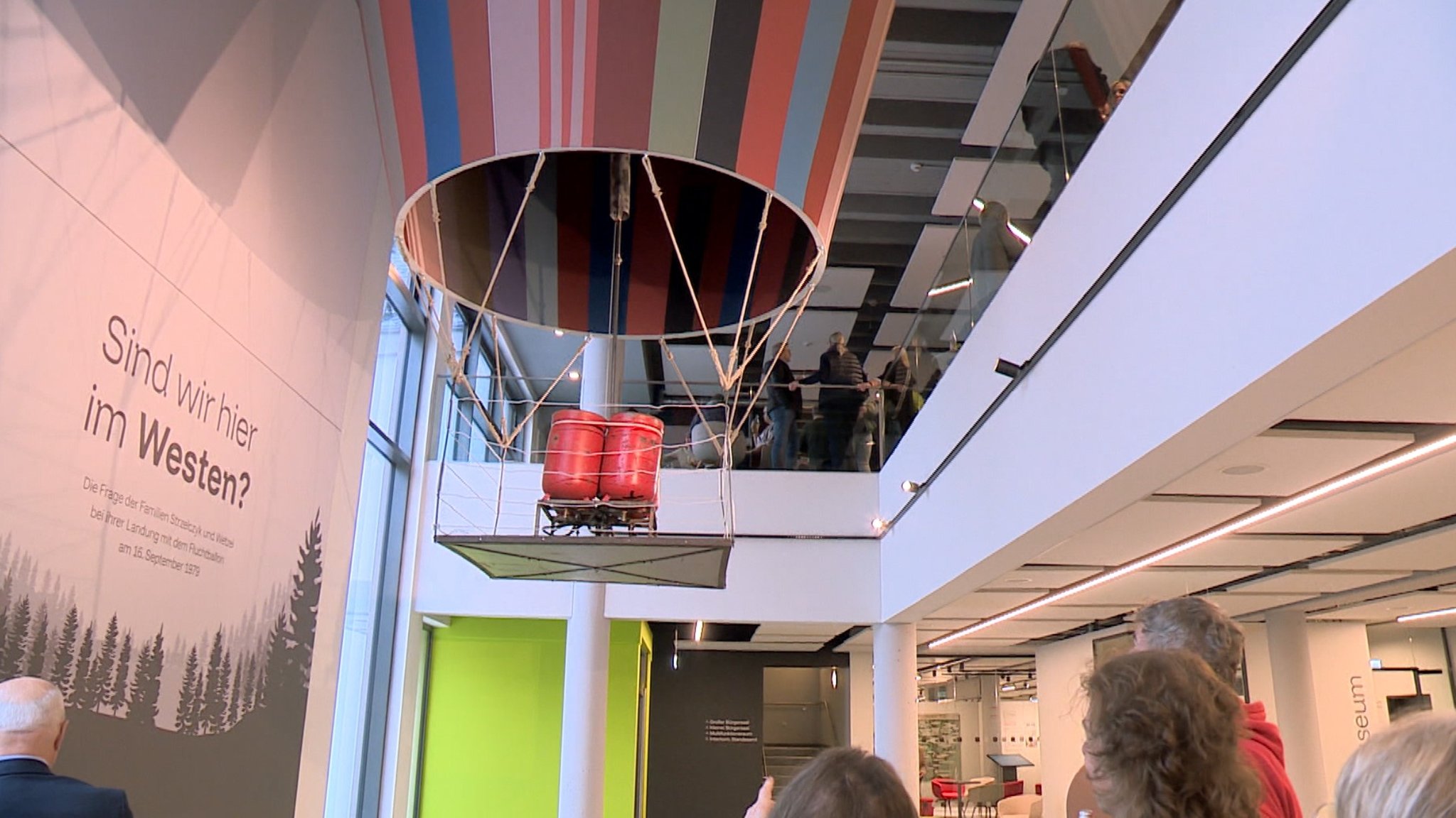 Heißluftballon im Museum.