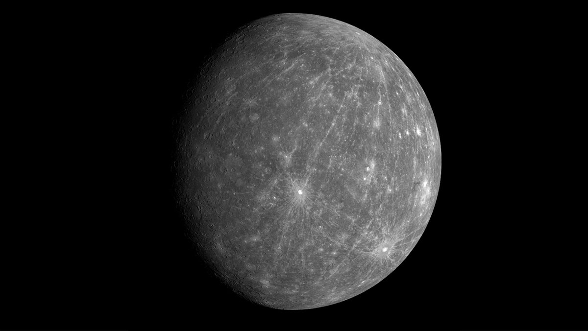 Der innerste Planet Merkur hat eine Oberfläche aus Graphit