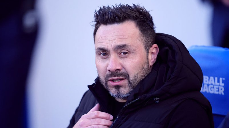 Roberto De Zerbi könnte doch neuer Trainer des deutschen Fußball-Rekordmeisters Bayern München werden. | Bild: dpa-Bildfunk/Adam Davy Roberto De Zerbi könnte doch neuer Trainer des deutschen Fußball-Rekordmeisters Bayern München werden.