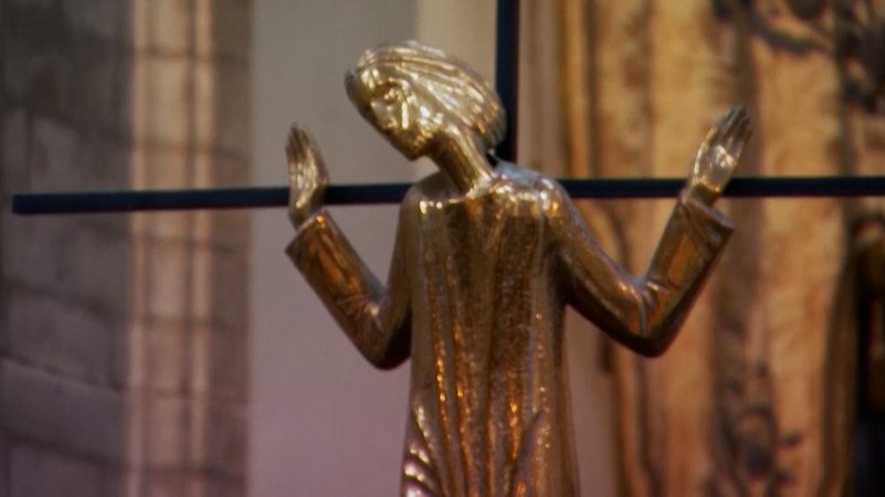 Christusfigur | Bild: Bayerischer Rundfunk 2026 Christusfigur