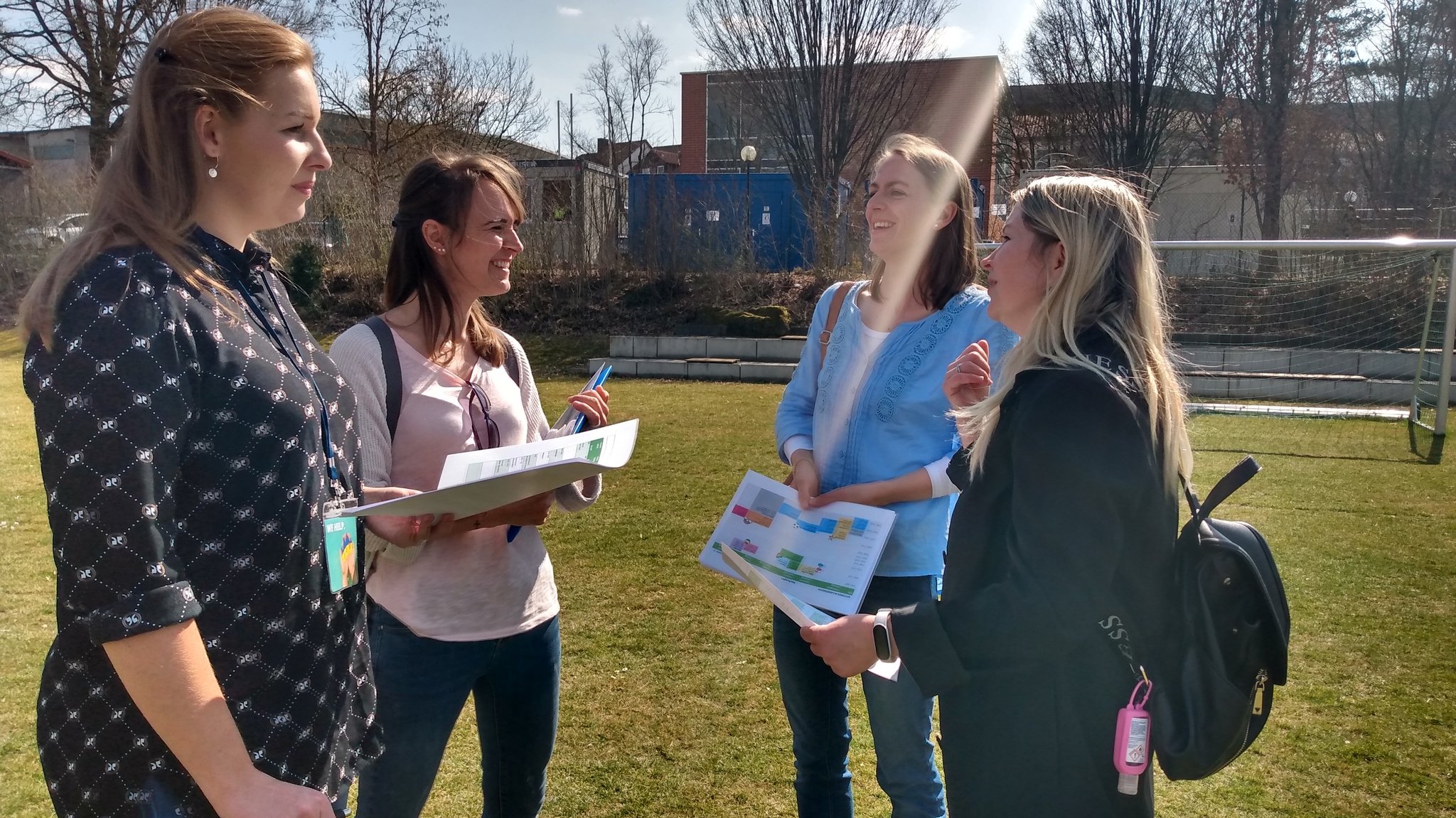 Von links nach rechts: Anja Czaplinski, Sandra Endlich, Lena Goos, Kateryna Meier