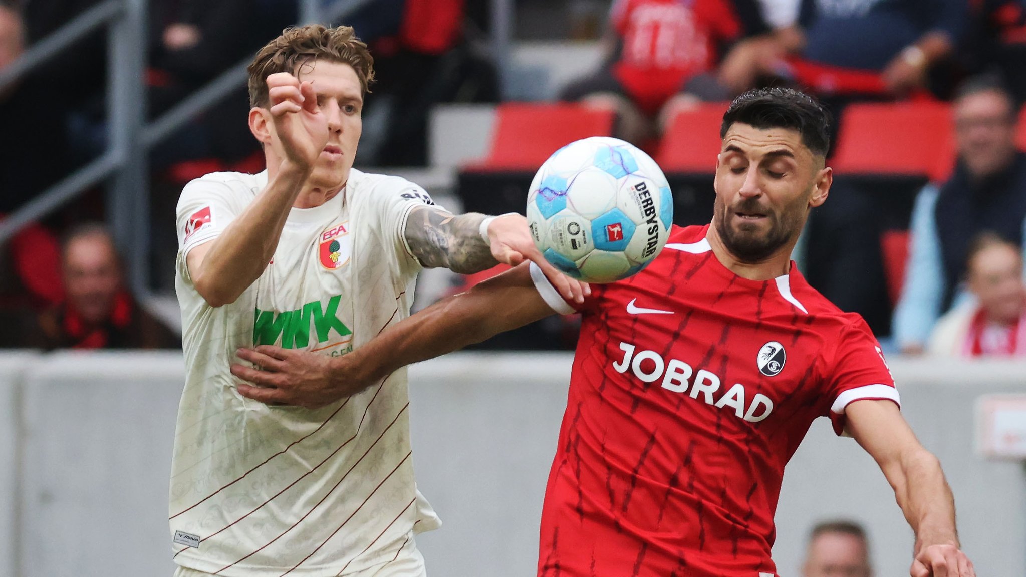 Spielszene SC Freiburg - FC Augsburg