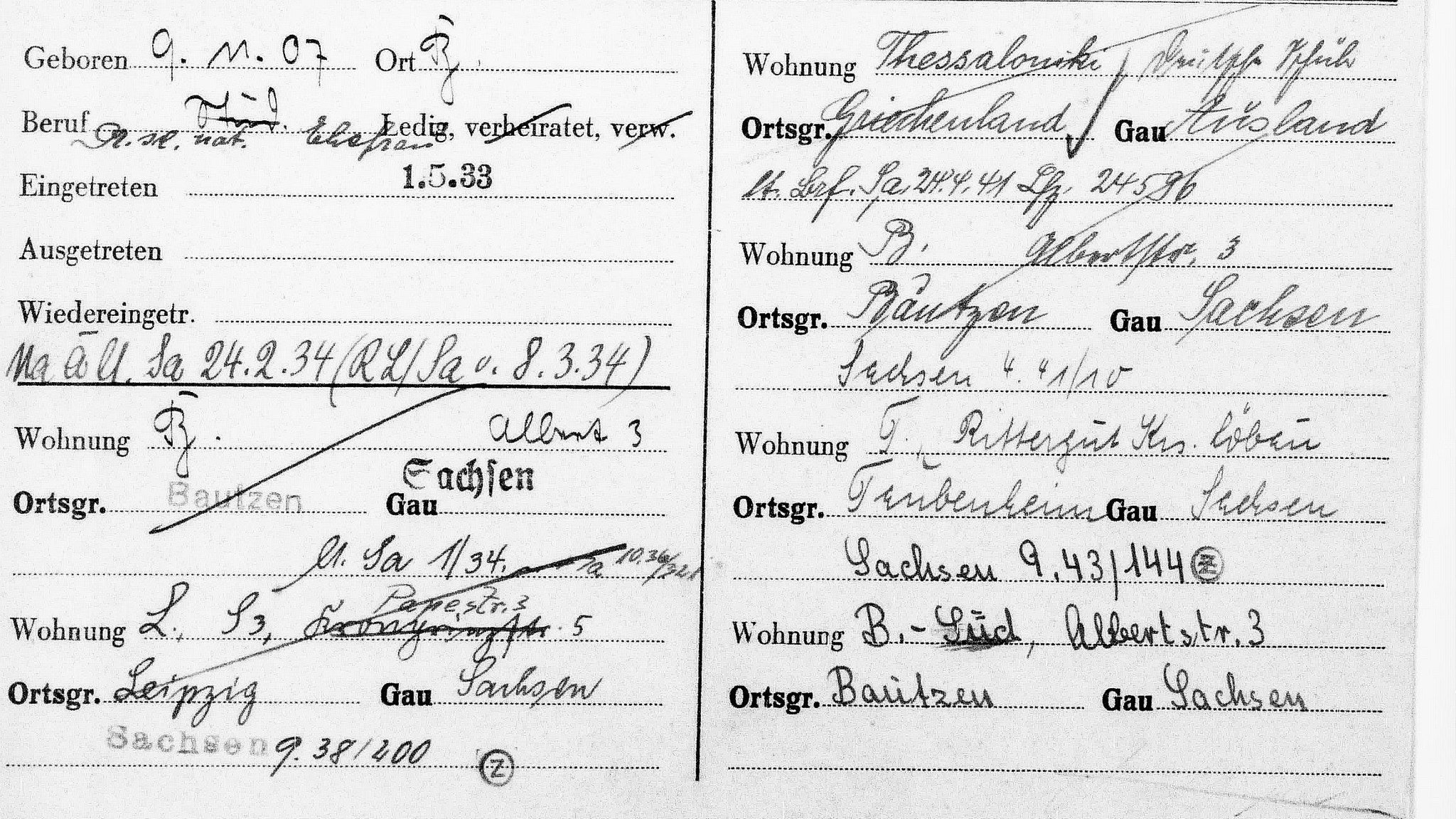 Seit der Online-Freigabe: Ansturm auf NSDAP-Mitgliederkartei