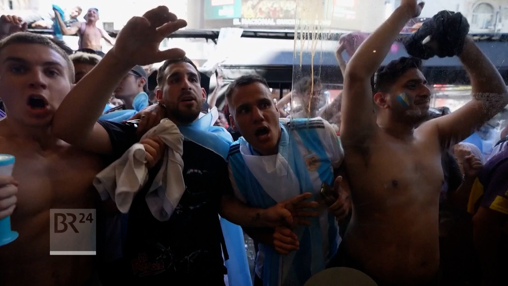 Argentinische Fans feiern