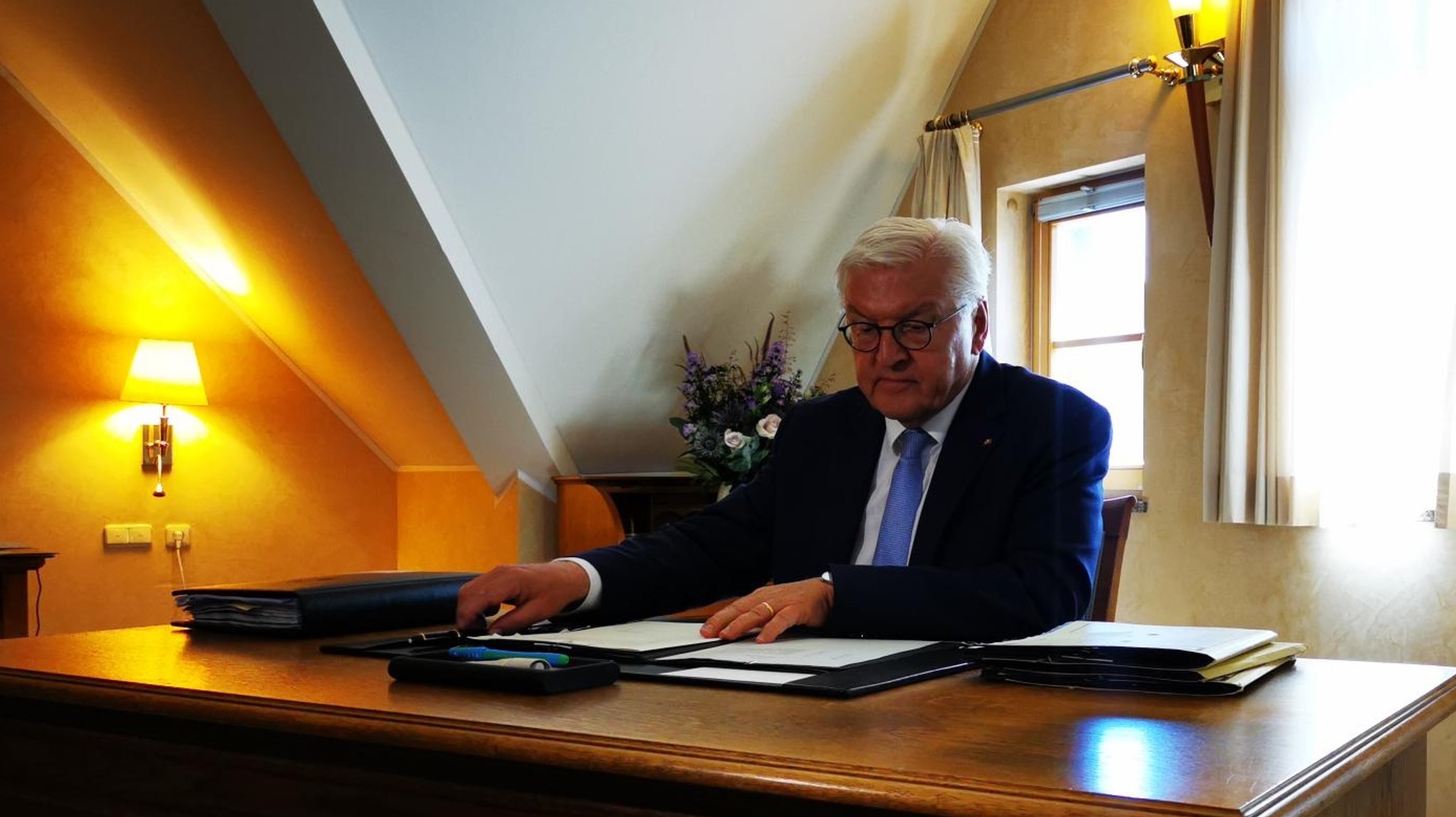 Bundespräsident Frank-Walter Steinmeier in Weiden