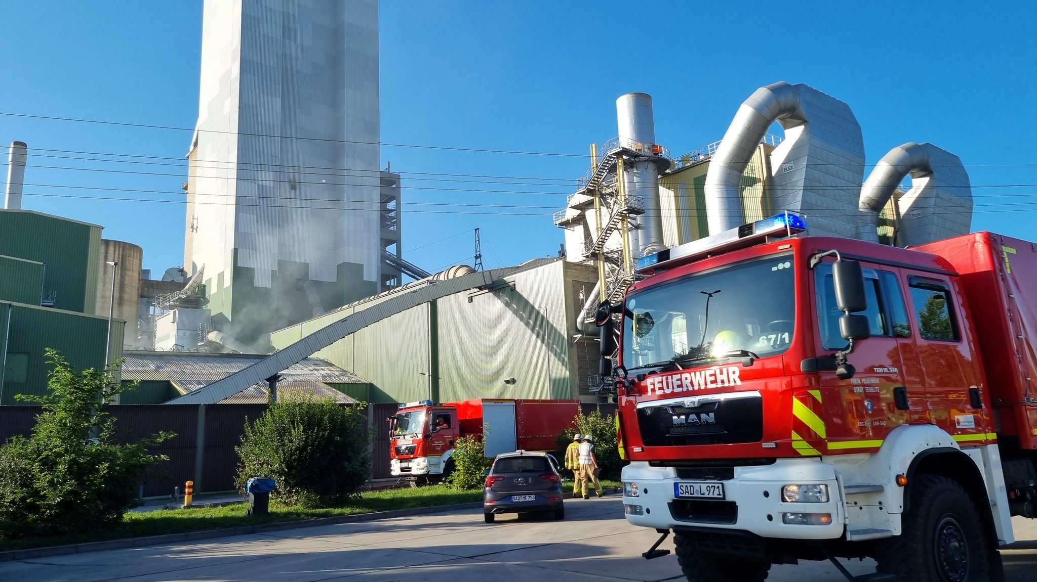 Ursache für Feuer im Zementwerk Burglengenfeld gefunden