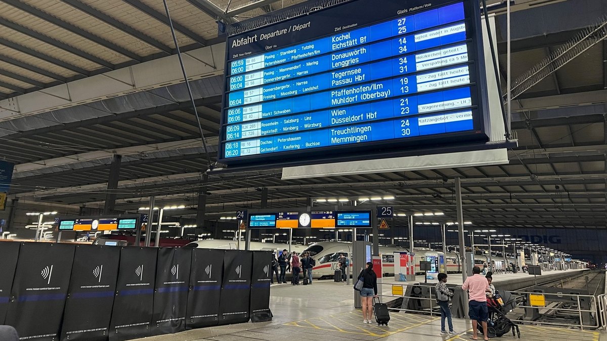 Bahn-Chaos in München: Womit heute noch gerechnet werden muss