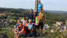 Teilnehmer der BR Bergtour mit Bergauf-Bergab-Moderator Michi Düchs | Bild:BR/Peter Stenz