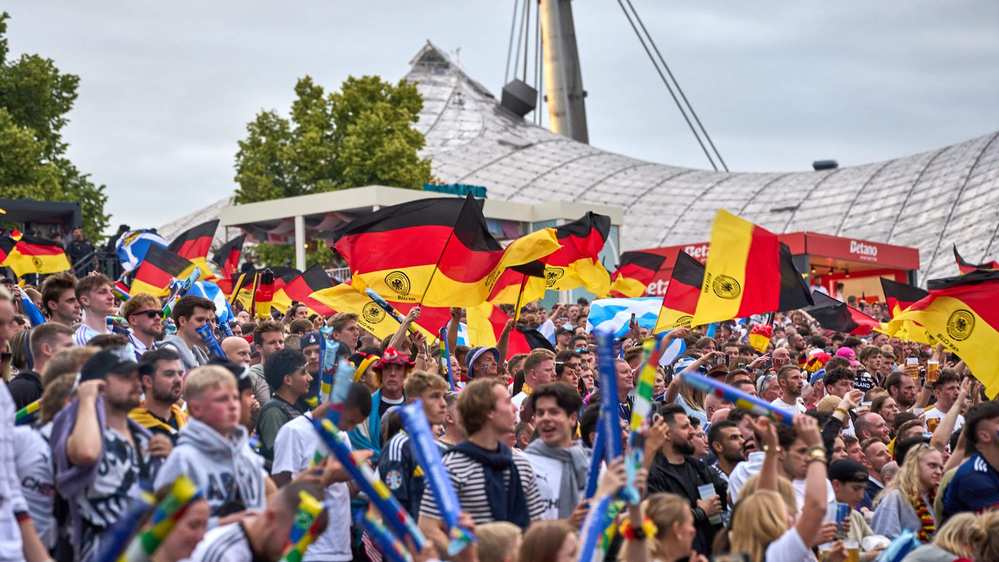 Fanzone im Olympiapark