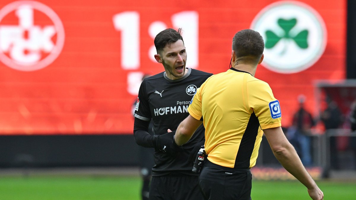 Ausgleich aberkannt: Fürther VAR-Ärger am Betzenberg