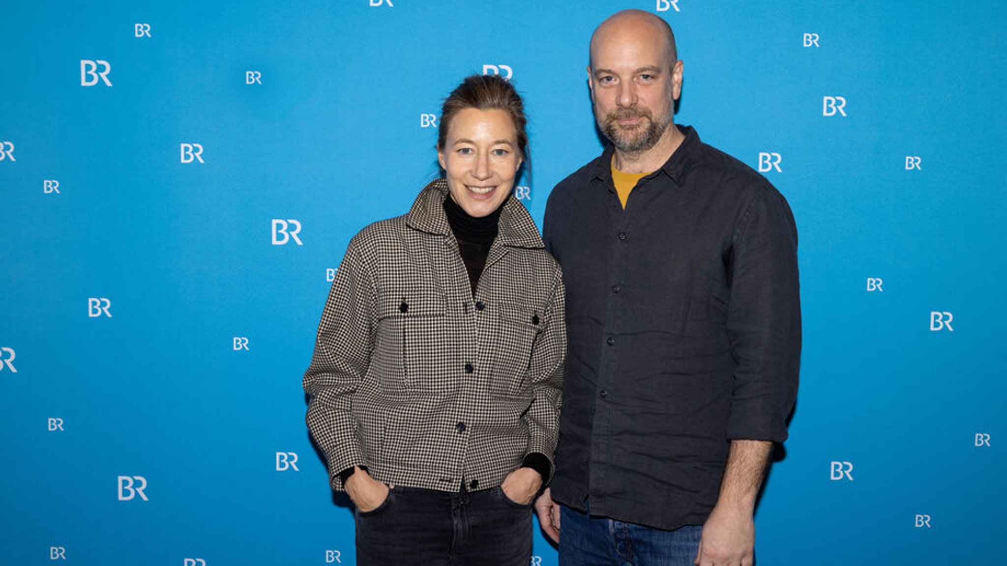 Johanna Wokalek und Stephan Zinner beim BR-Filmbrunch.