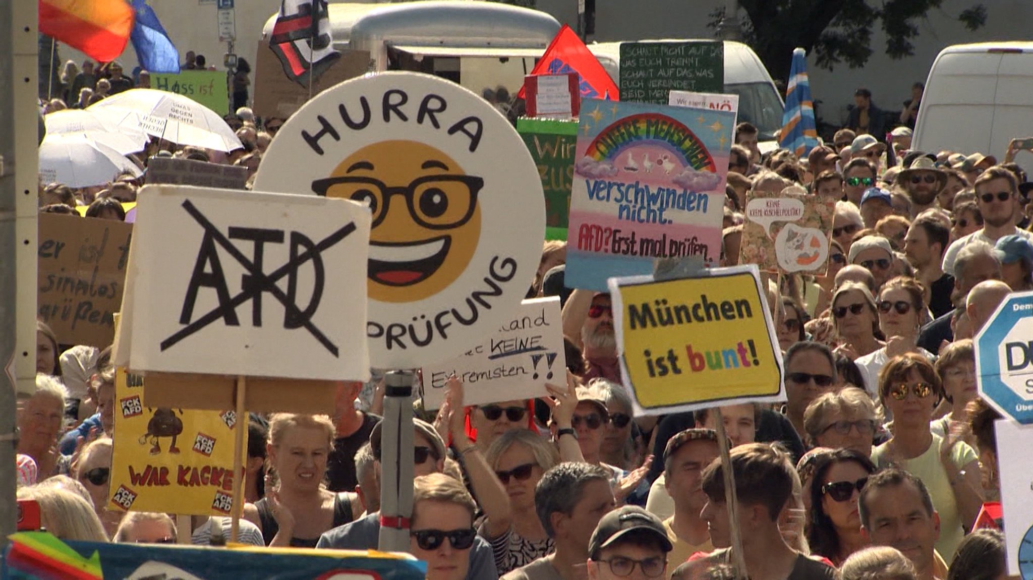 "Prüf-Demo" in München 