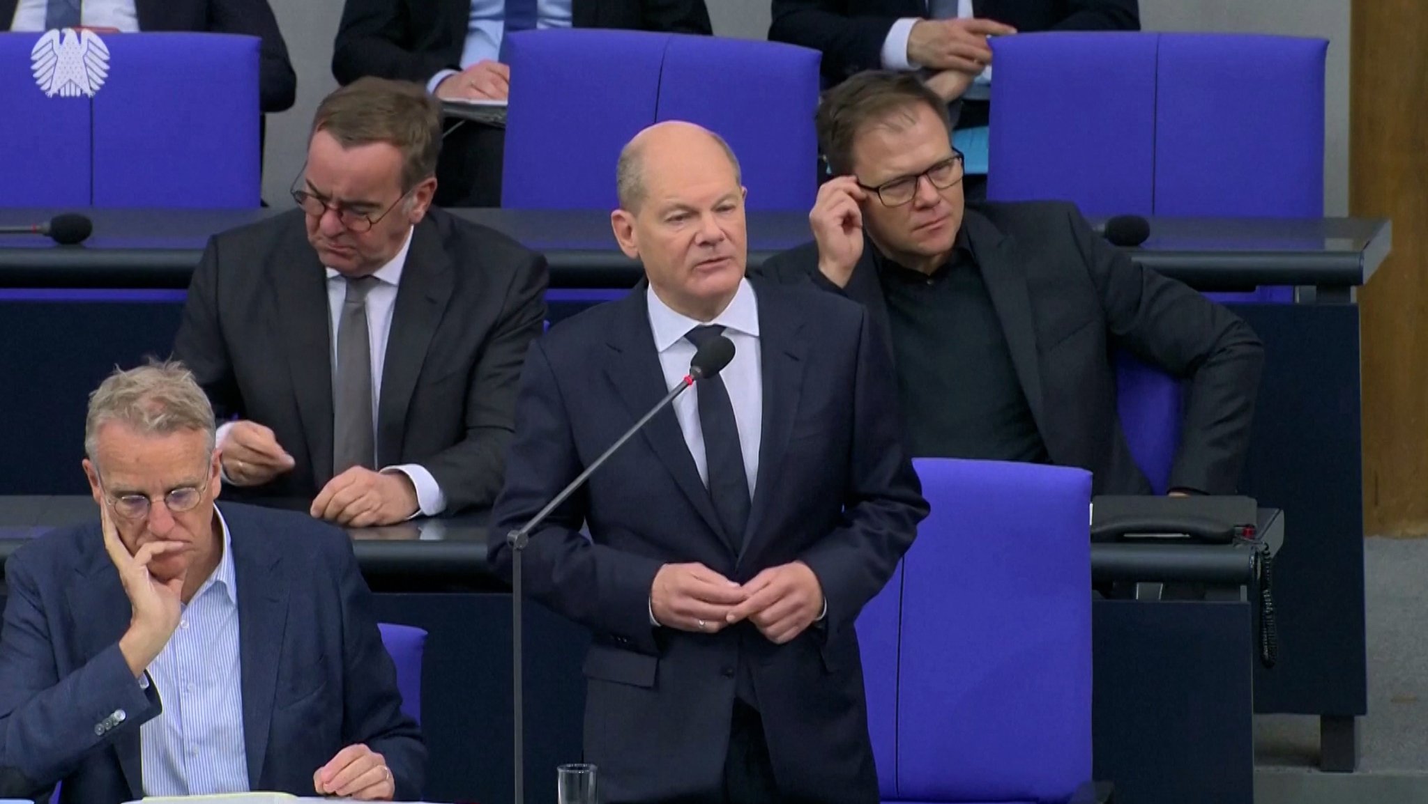 Scholz-Befragung im Bundestag