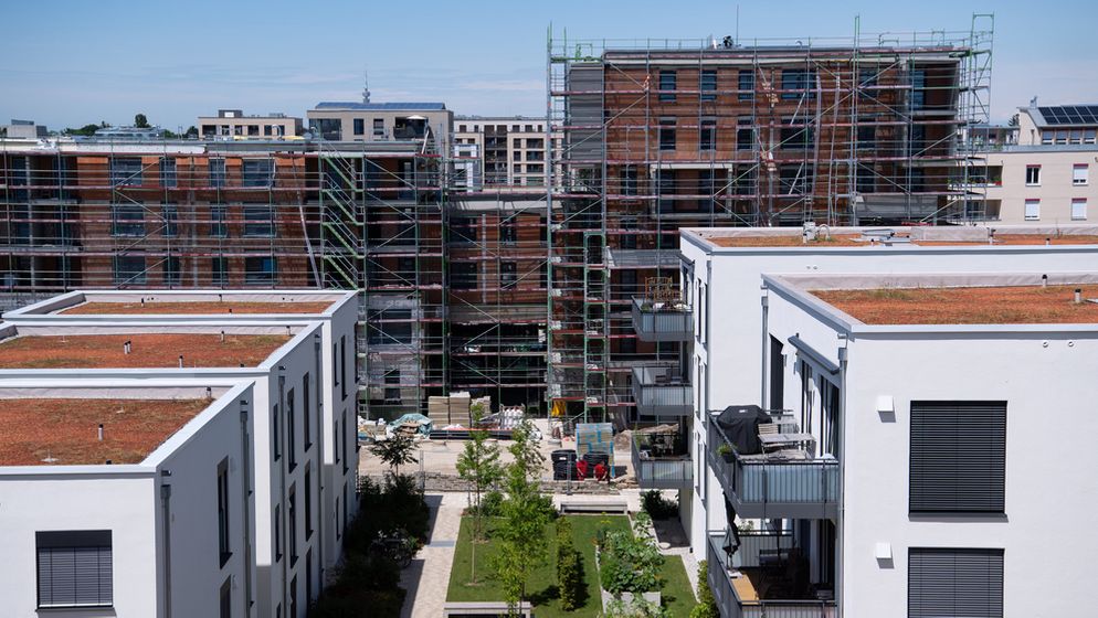 Symbolbild Wohnungbau in München | Bild:dpa / Sven Hoppe