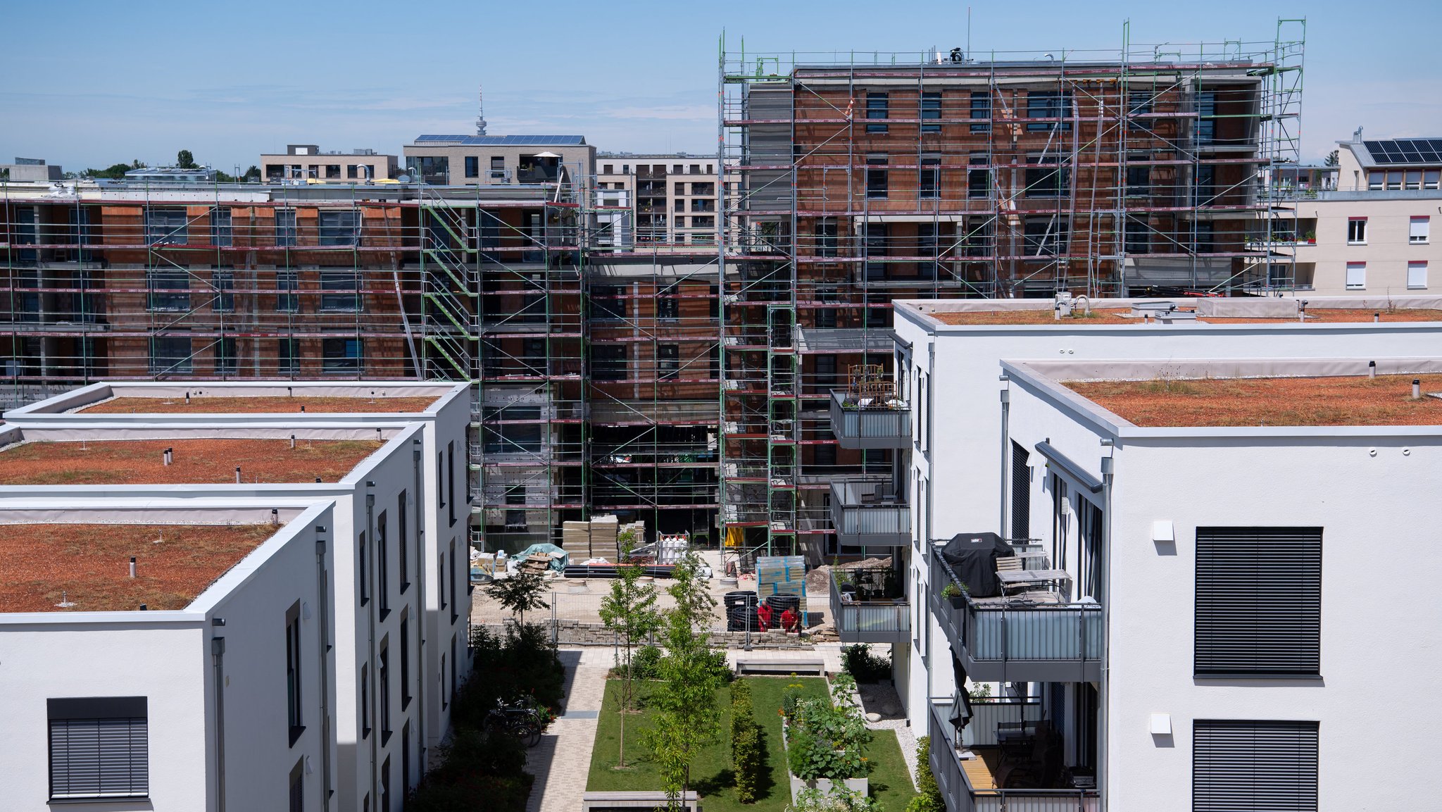 Symbolbild Wohnungbau in München